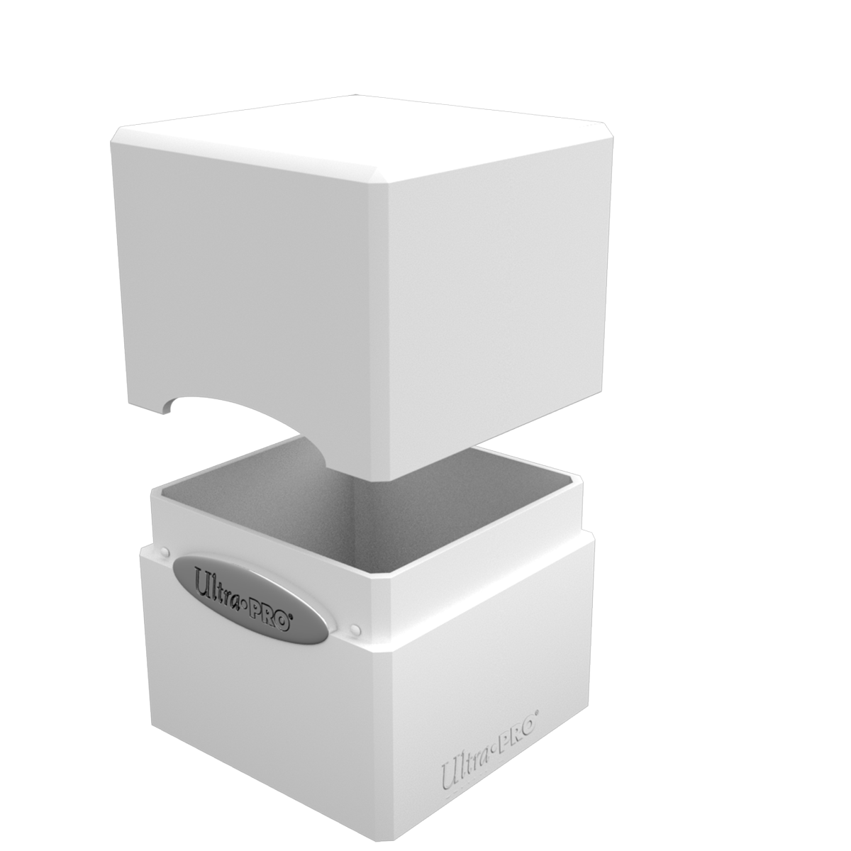 Ultra PRO Satin Cube Deck Box - Arctic White、mySite、waistdrama