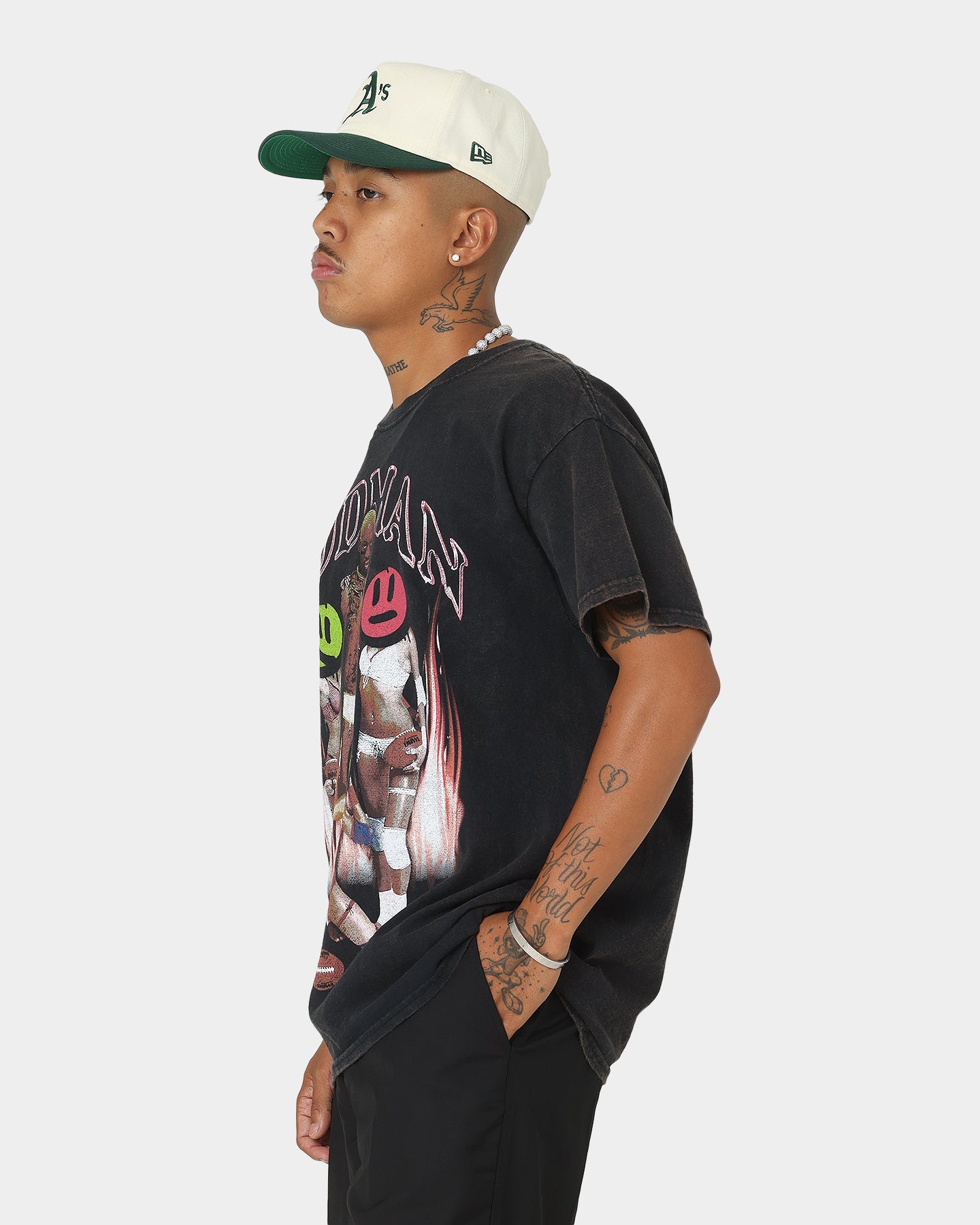 Rodman Brand Partyboy Vintage T-Shirt Black Wash、mySite、zt4zffjzw