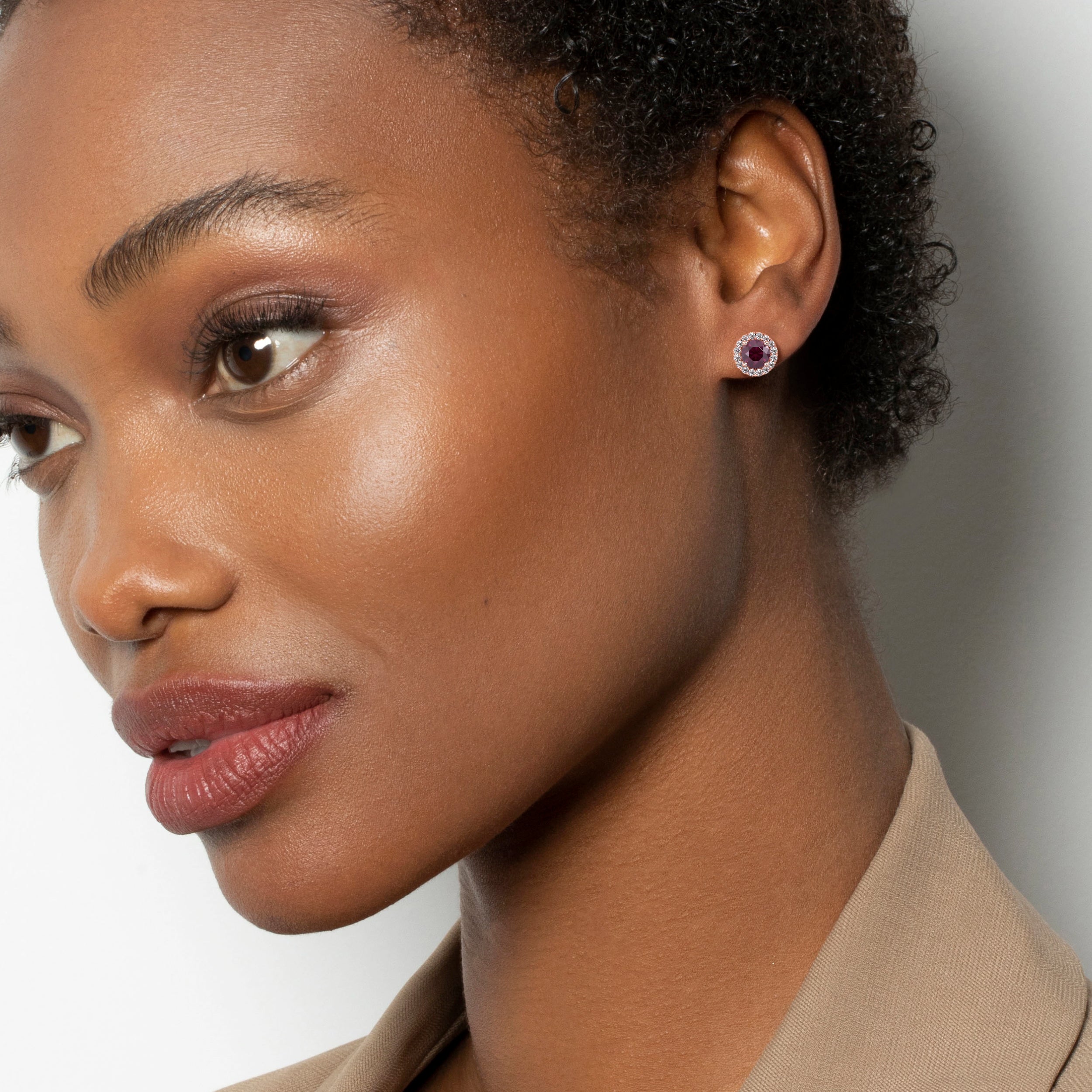 Erica Gemstones & Diamonds Earrings (2.30 Carat) - 14K Rose Gold、mySite、hinf8tx79