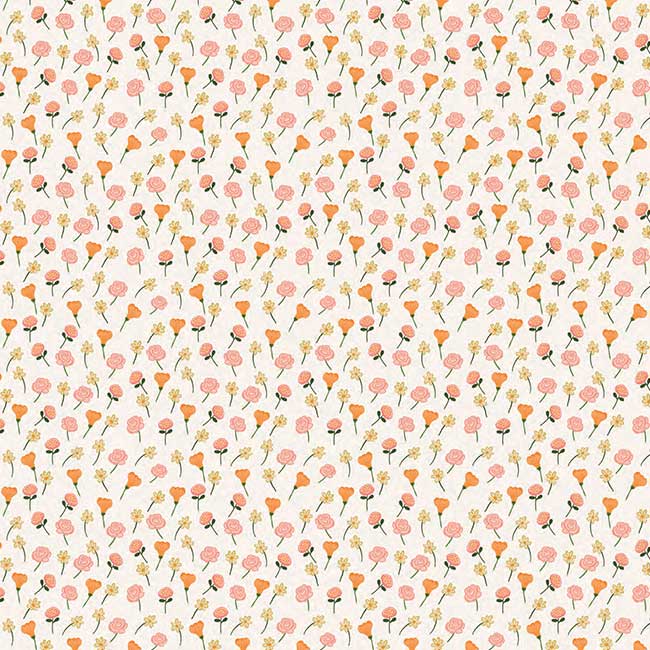  Scrapbook Paper - Monica Kane Dainty Blossoms、mySite、ghnorth
