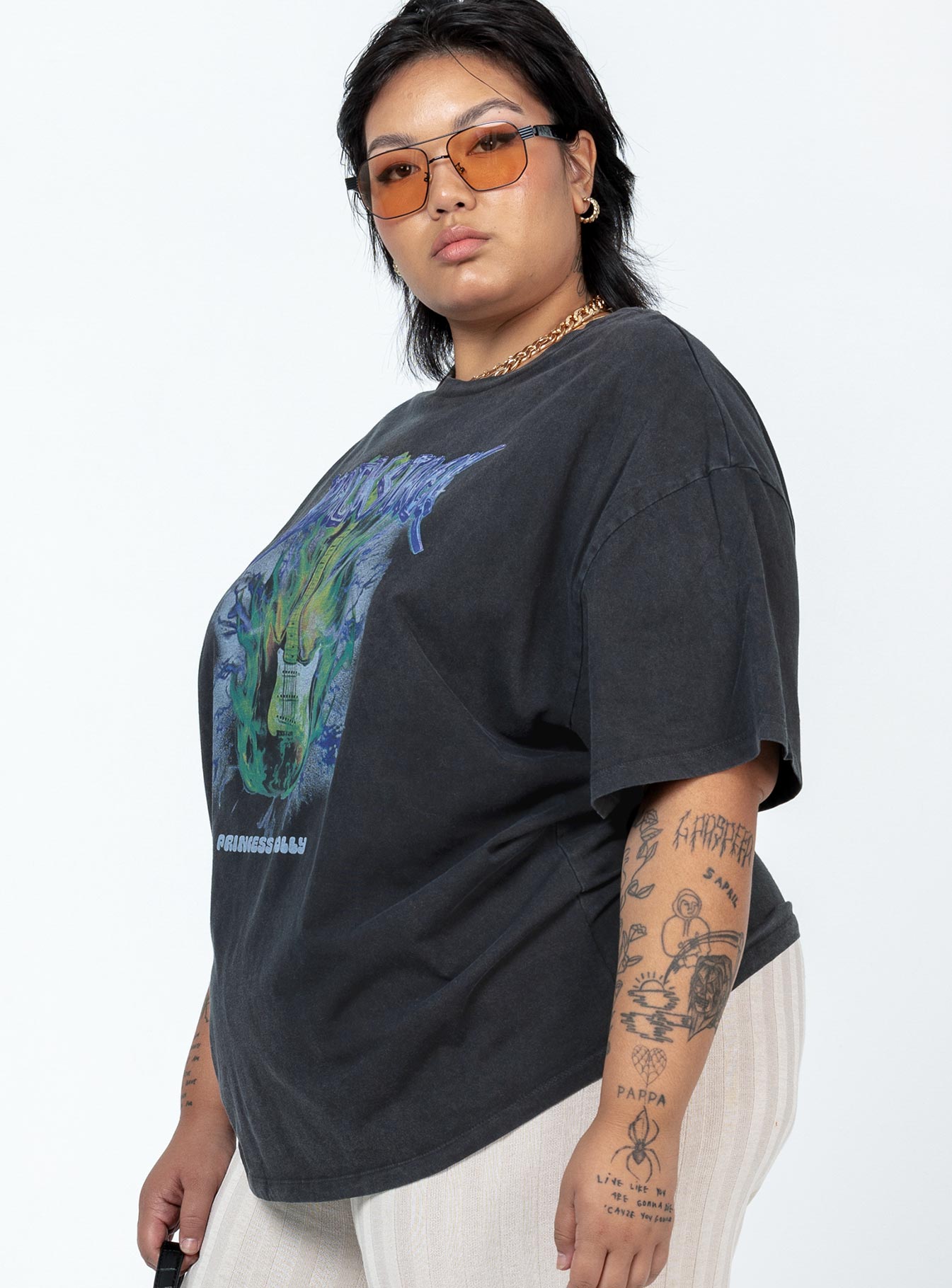 Backstage Oversized Tee Curve、mySite、solidvoid