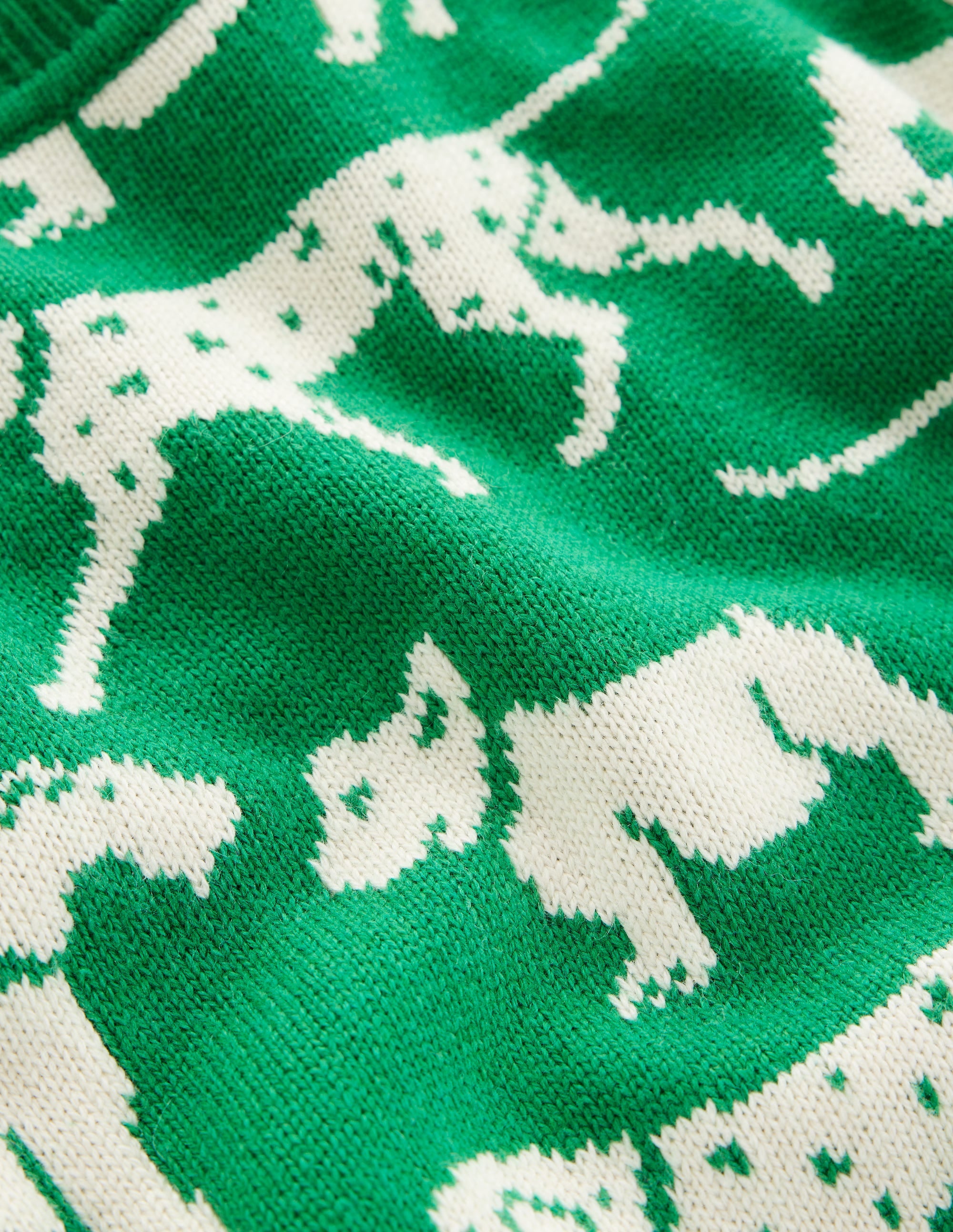  Heather Jacquard Jumper-Sapling Green, Dogs、mySite、ashleygrahame