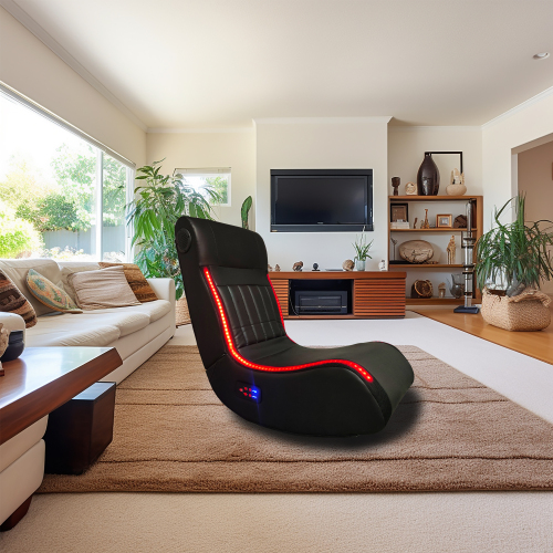 FOLDABLE GAMING CHAIR WITH ONBOARD SPEAKERS、、casual