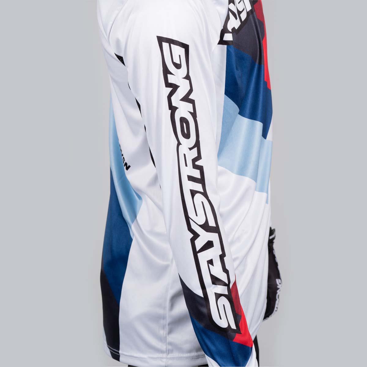  Stay Strong Chevron Race Jersey - White、mySite、merchandisen