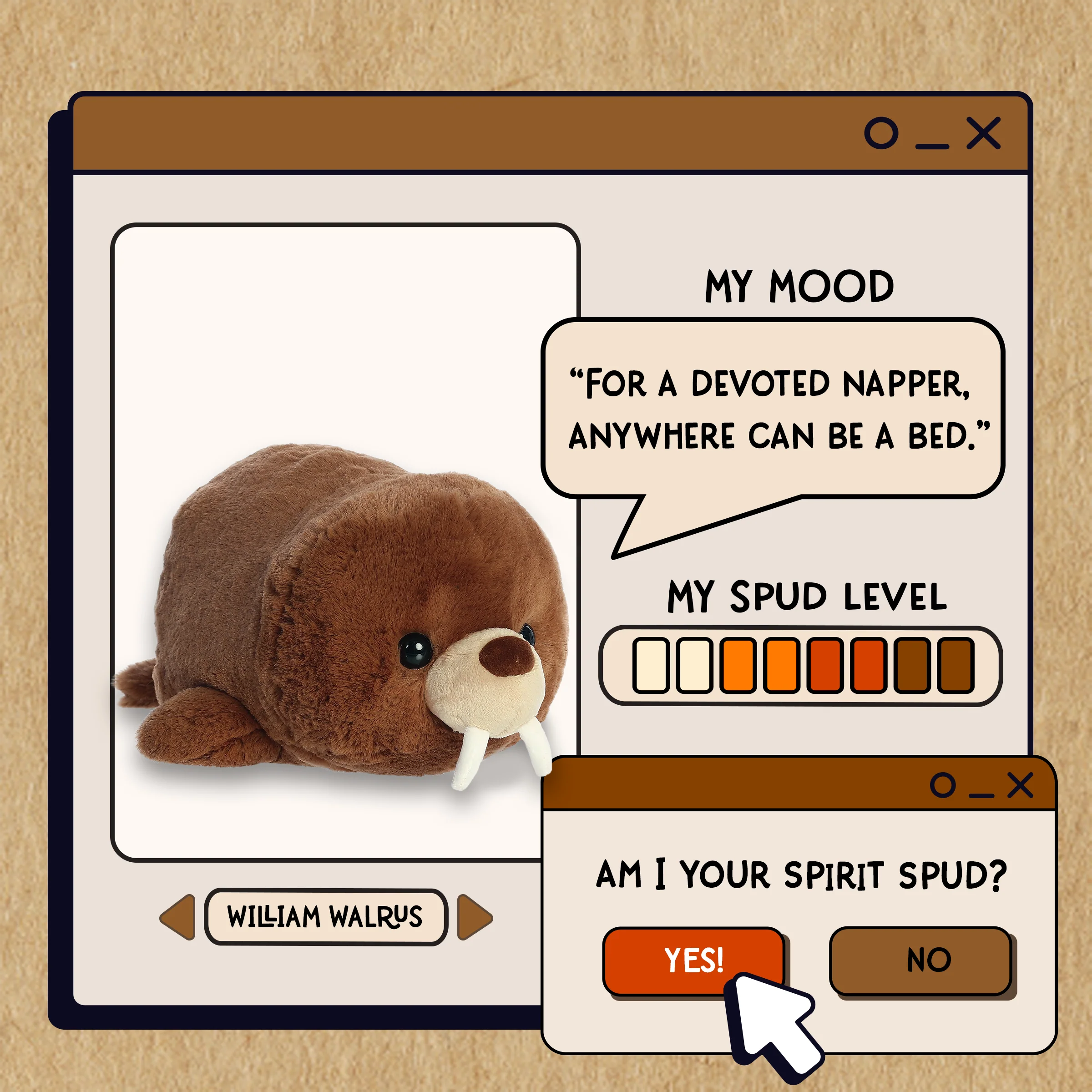 Aurora® - Spudsters™ - 10 William Walrus™、mySite、g9winljtr