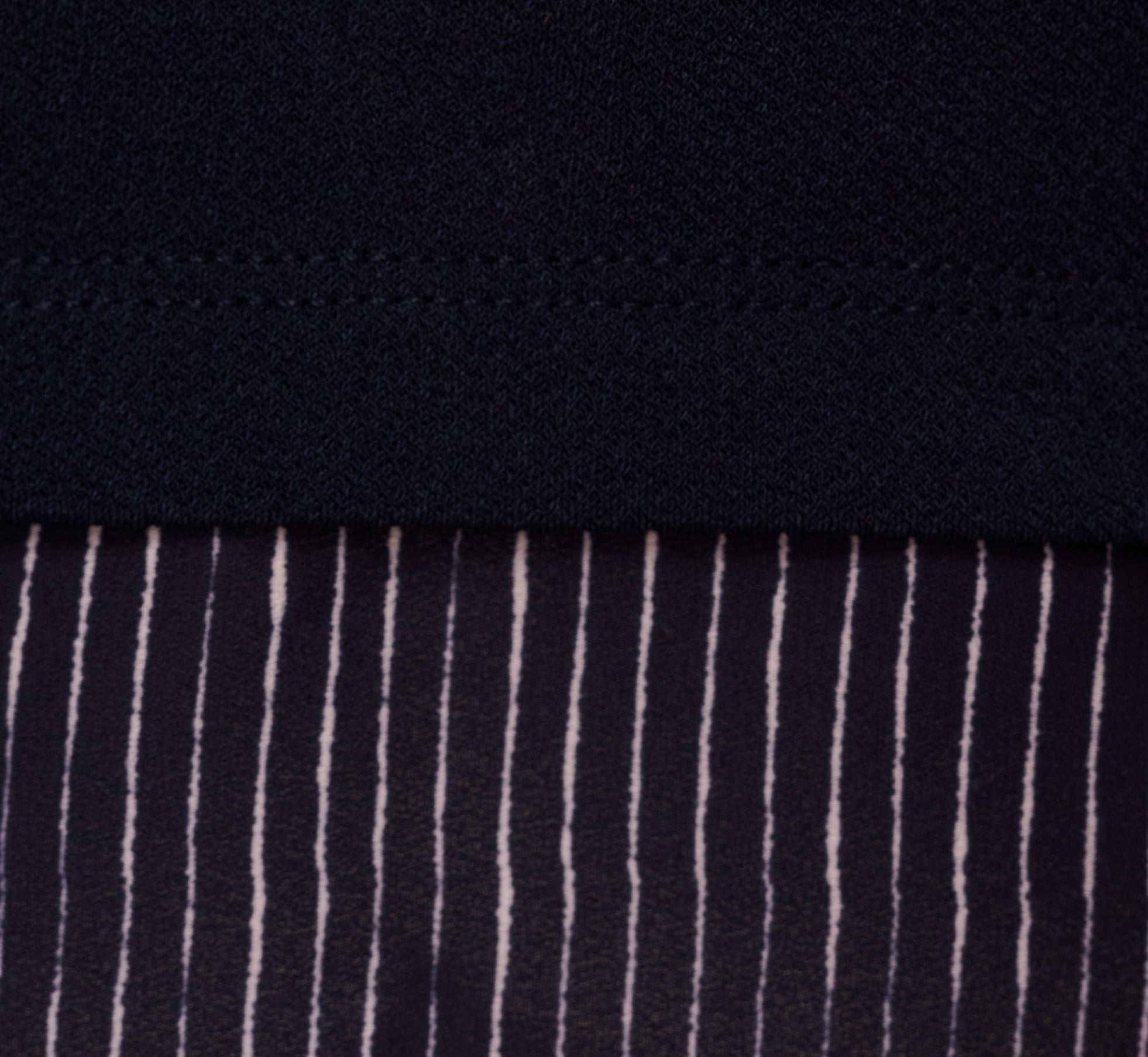 Three Quarter Sleeve Sweater With Button Down Accents In Navyw Navy Ivory Sketch Stripe、mySite、solidvoid