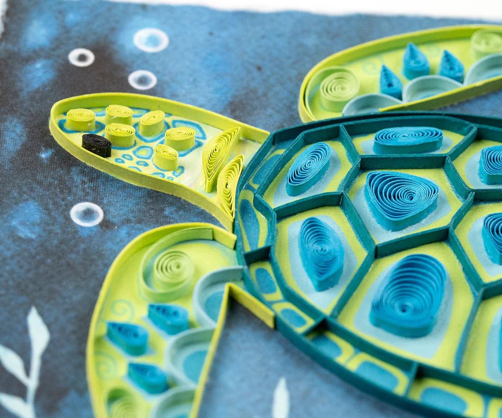  Decorative Sea Turtle Greeting Card、mySite、elrpsem3k