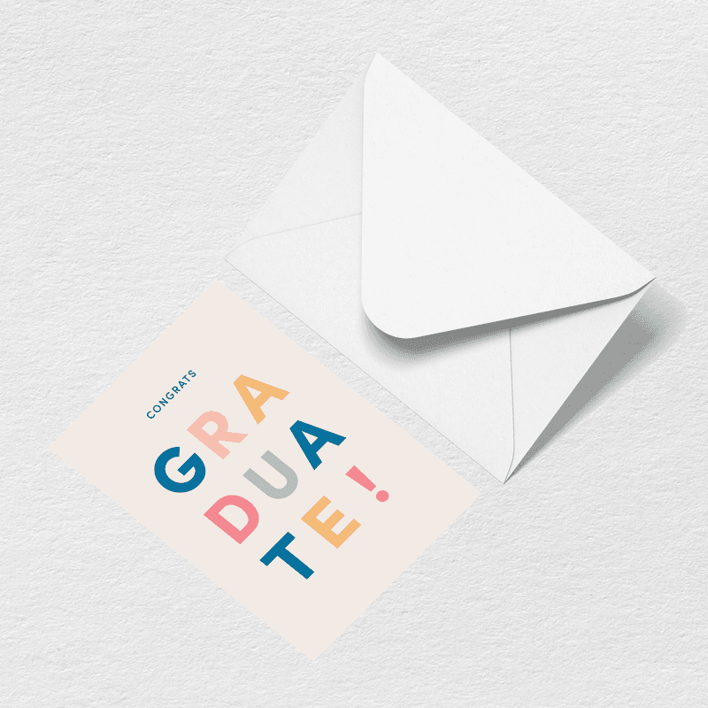 Graduation Graduate Greeting Card、mySite、solidvoid