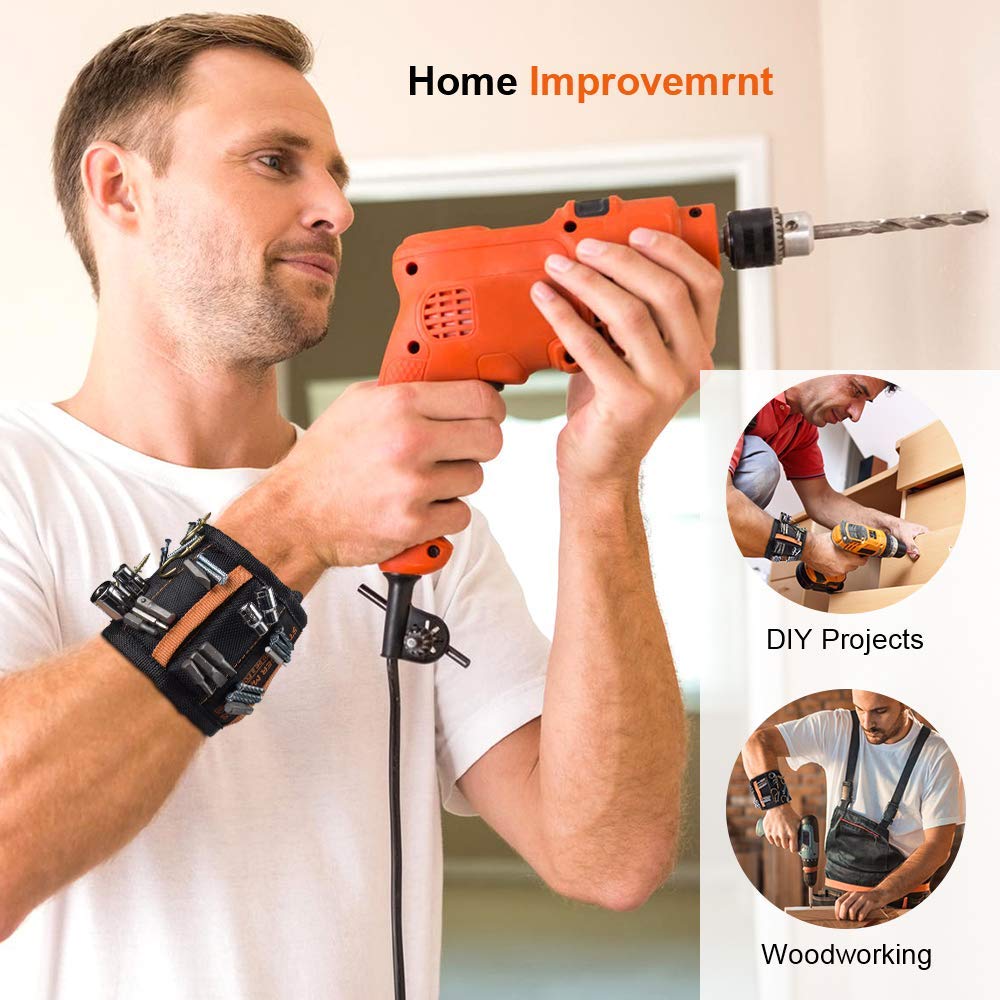 Super Strong Magnetic Wristband--BEST Gift for the Handy Man in the House, He'll LOVE You for this One!*、mySite、g9winljtr