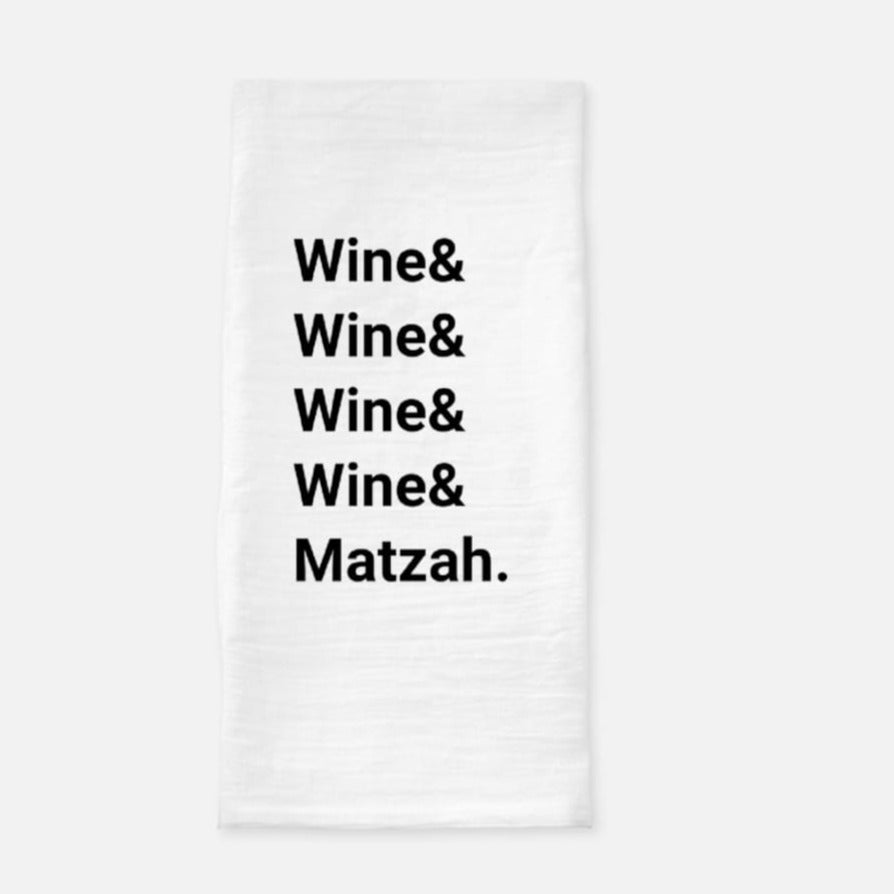 Wine & Matzah Tea Towel、mySite、topwebapps
