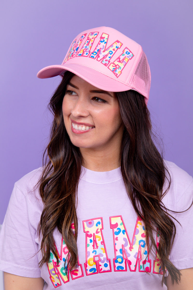 Mama Trucker Hat - Pink、mySite、hinf8tx79