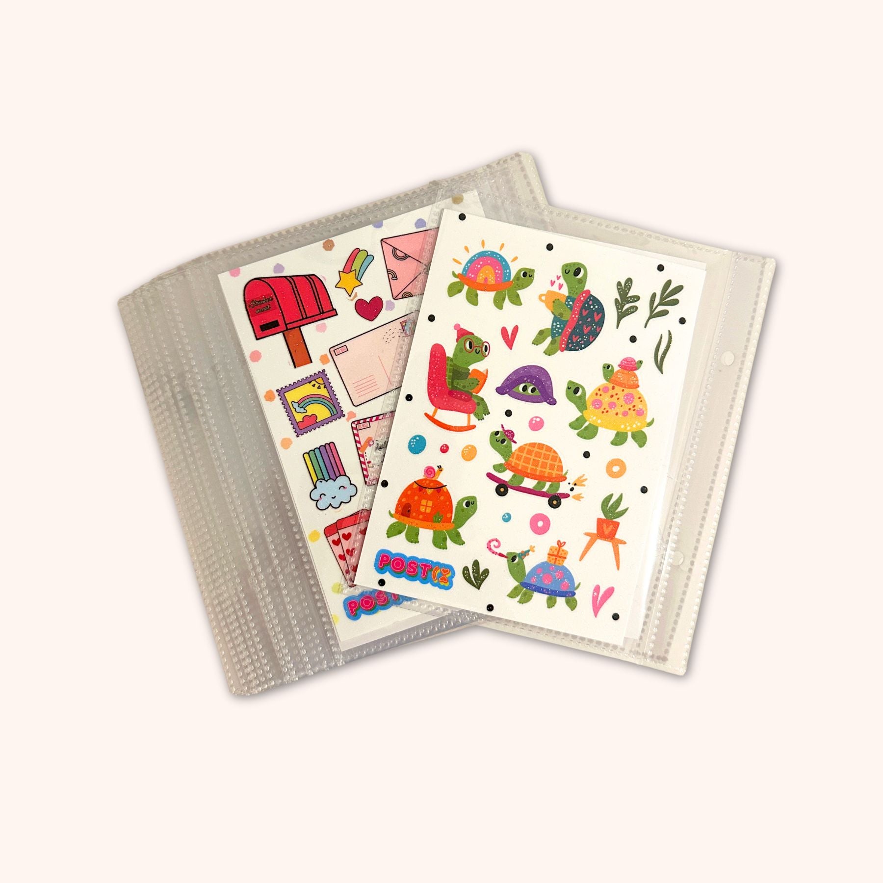  Postix Sticker Folder Refills - 1 Piece (2 pockets)、mySite、ghnorth