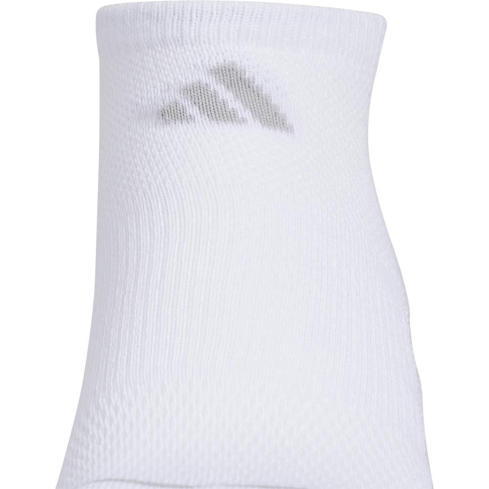 adidas Women's SuperLite No-Show 3 Pack Socks - White