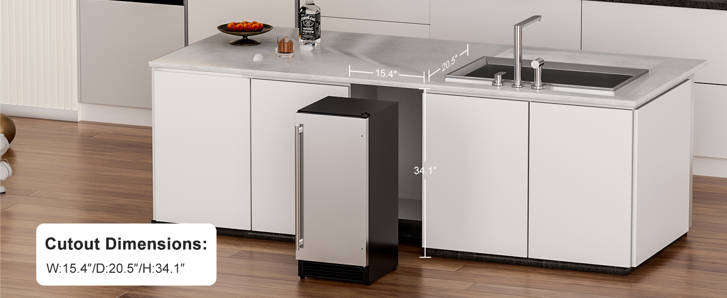 under counter ice maker