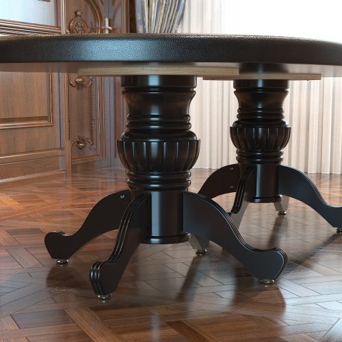 96" Oval Aura Poker Table for 10 Players Texas Holdem Poker Card with Bet Line Felt Surface Jumbo Cup Holders Red、、casual