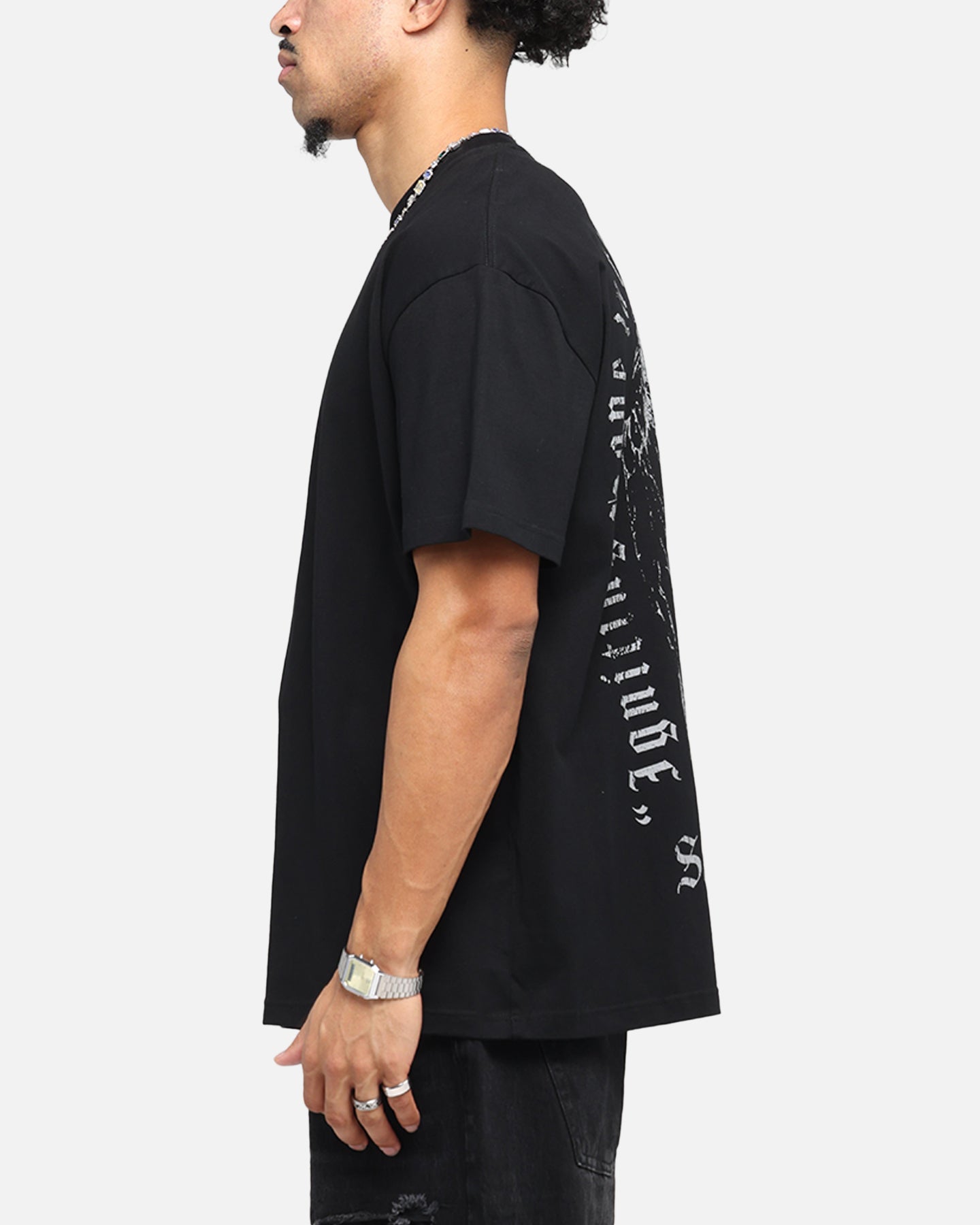 Saint Morta Weiry Hearts Boxy T-Shirt Black、mySite、zt4zffjzw