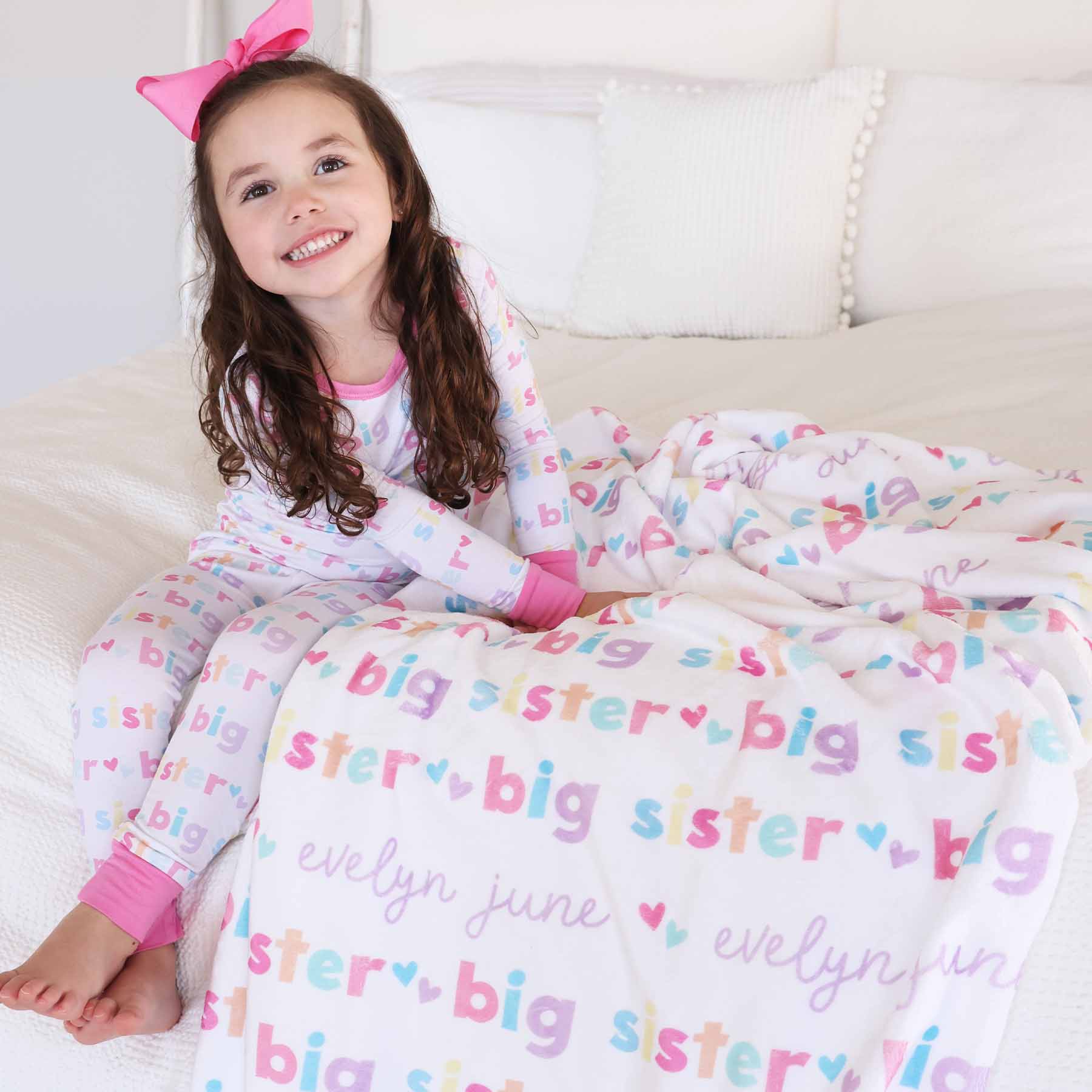  Big Sister Personalized Kids Blanket、mySite、layawaytickets