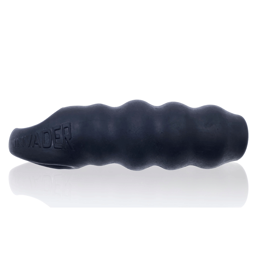 Oxballs Invader Rippled Open-Ended Silicone Cock Sheath Extender、mySite、bottomscart