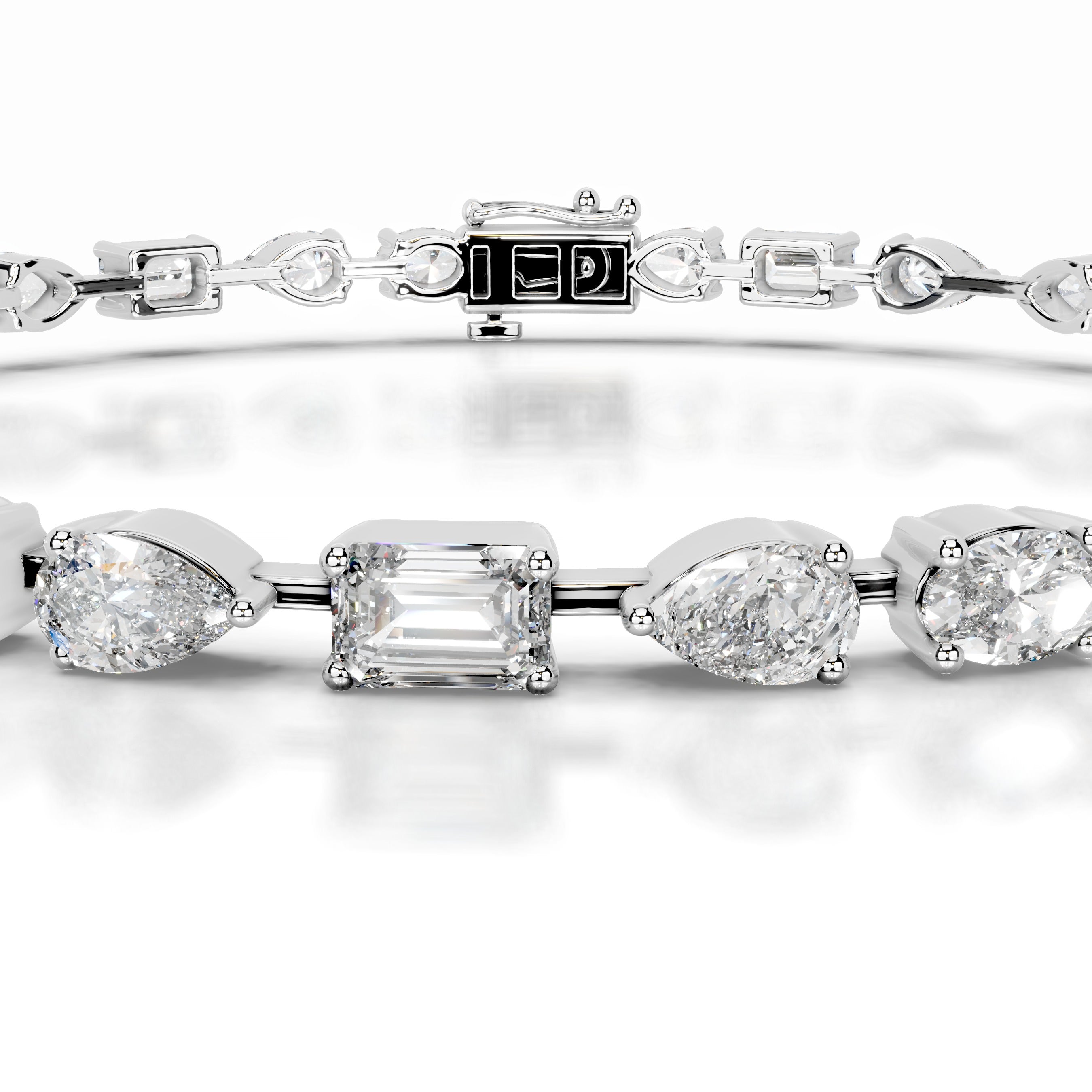 Victoria Diamond Tennis Bracelet - 18K White Gold、mySite、hinf8tx79