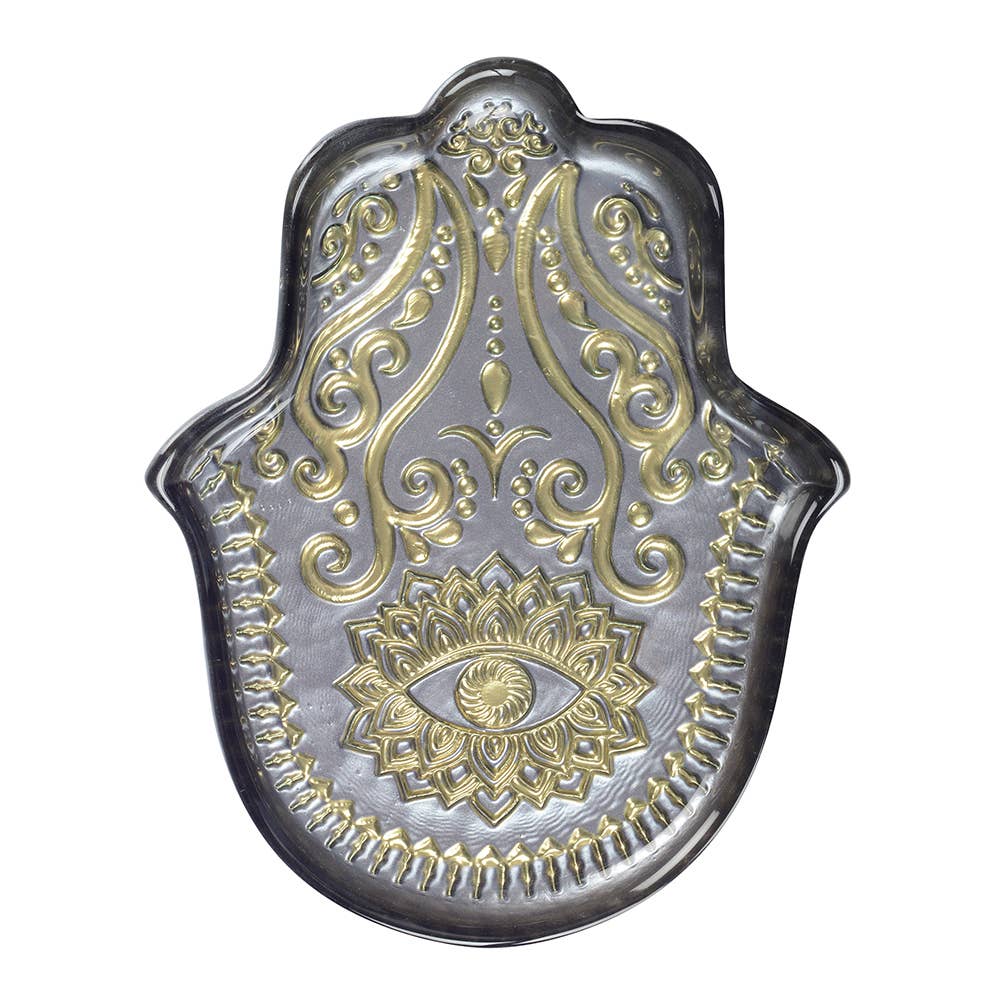 Hamsa Serving Dish - Silver、mySite、topwebapps