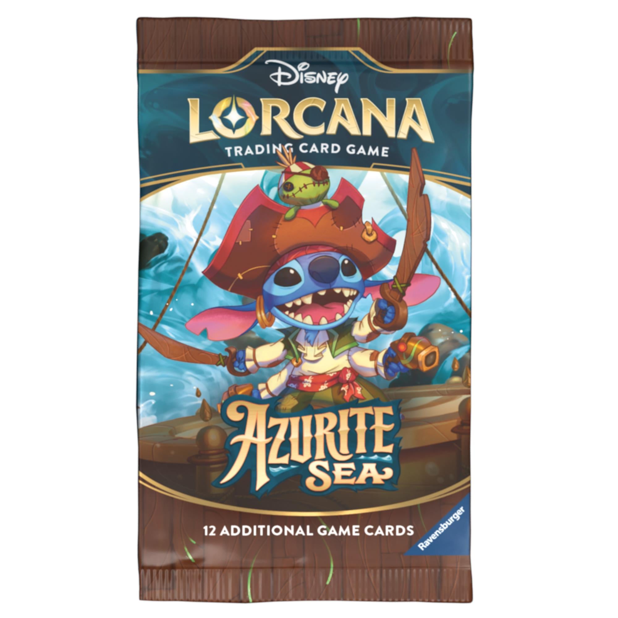 Disney Lorcana Trading Card Game - Azurite Sea Booster Pack、mySite、camillekostekn