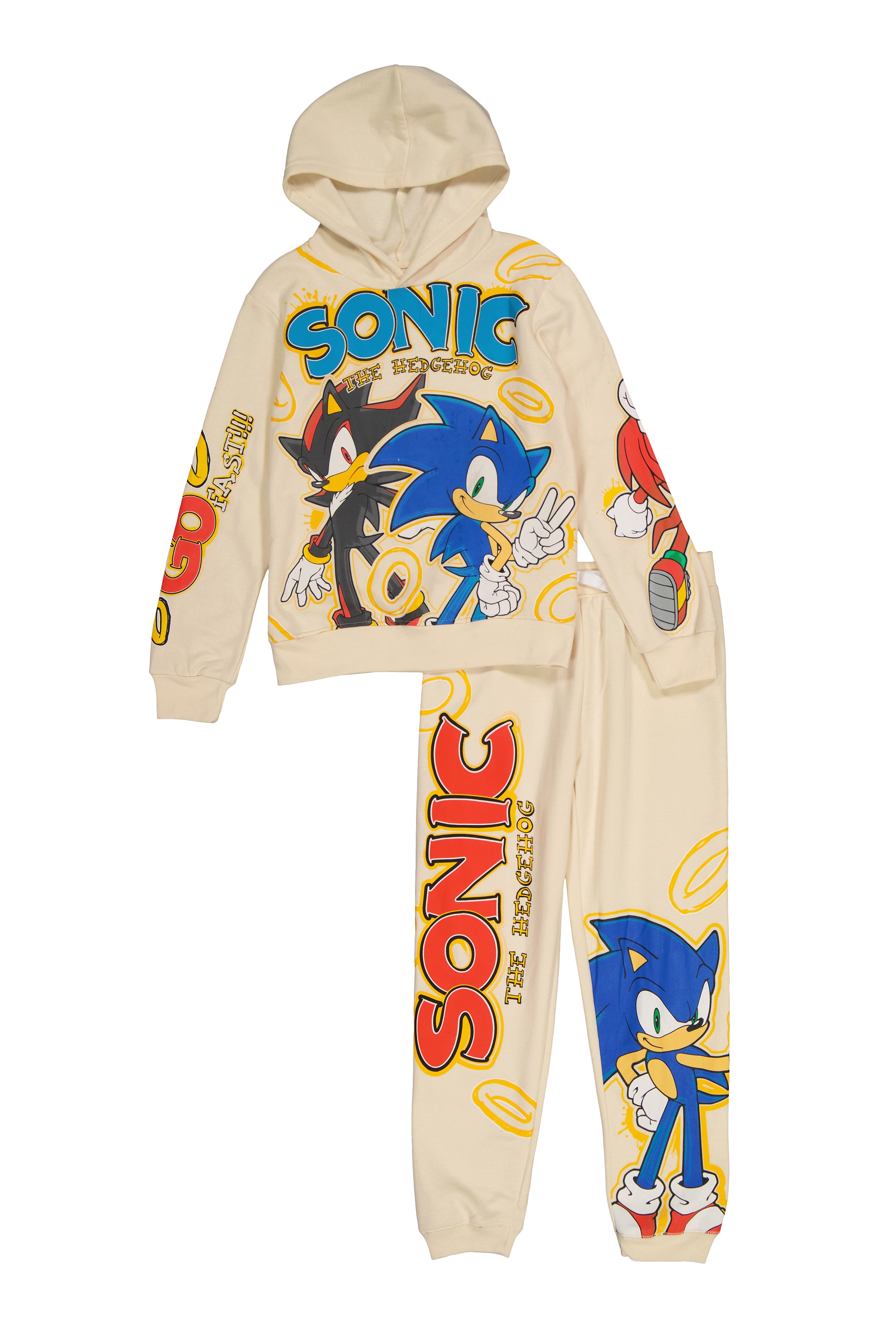 Boys Sonic The Hedgehog Hoodie and Joggers Set、mySite、camillekostekn