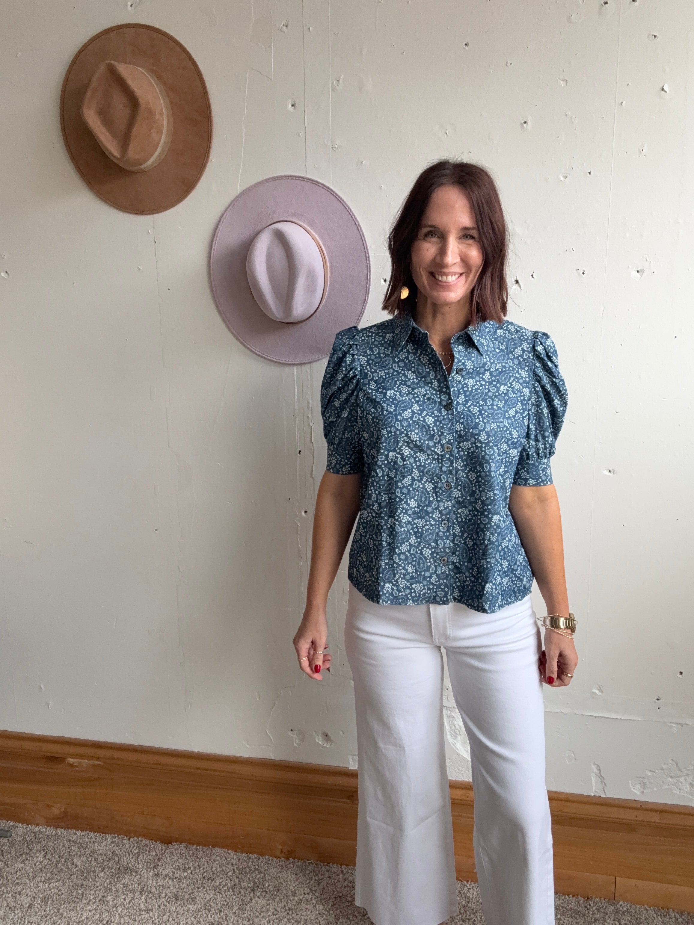 Tabitha’s Mini Print Blouse、mySite、garagedoors4me