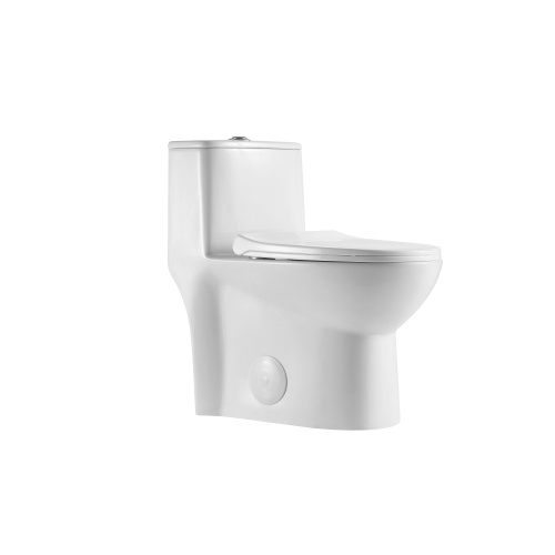 1.1/1.6 GPF Elongated Comfort Height Floor Mounted One-Piece Toilet, CUPC Certified, WaterSense Cetified, Ceramic, White Color, Soft Close Seat、、xpatfood