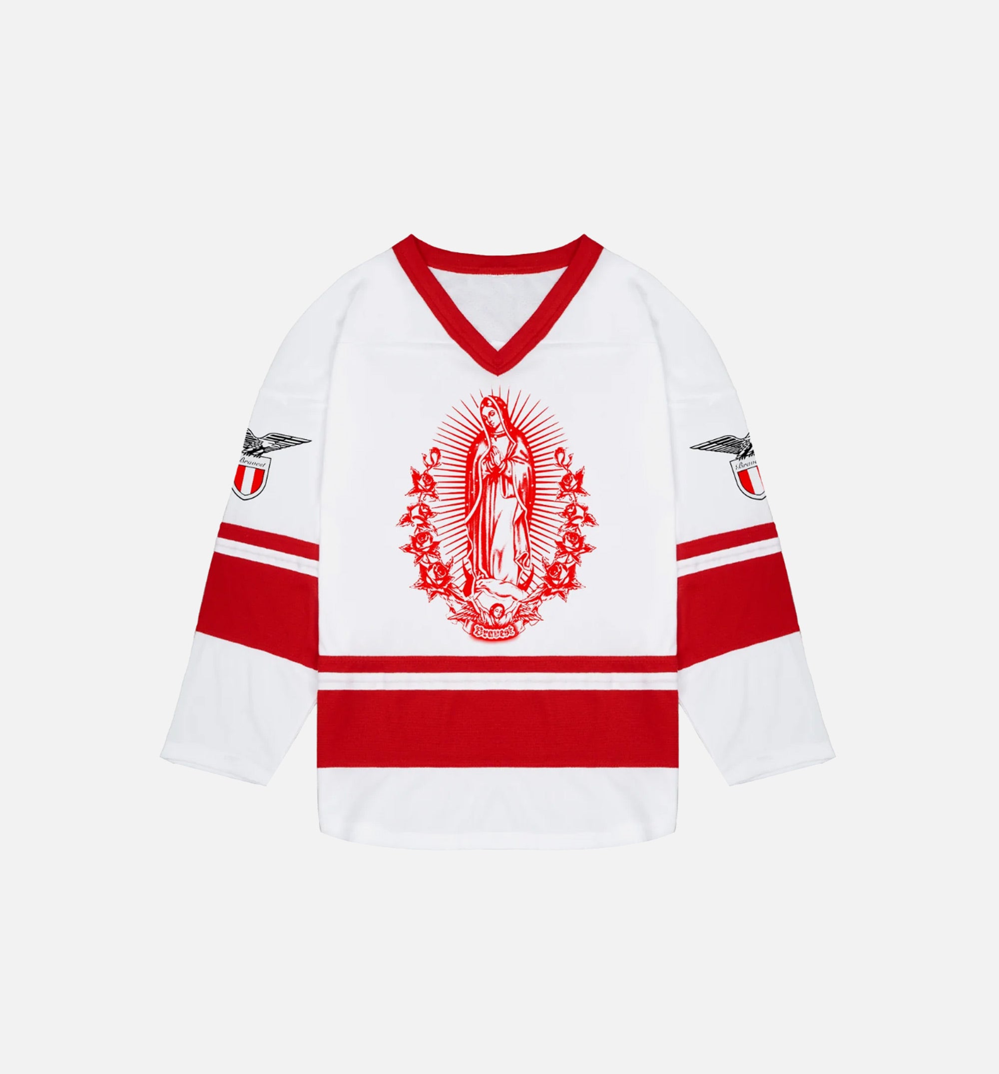 All Eyez Hockey Mens Jersey - Red/White、mySite、dreamappss