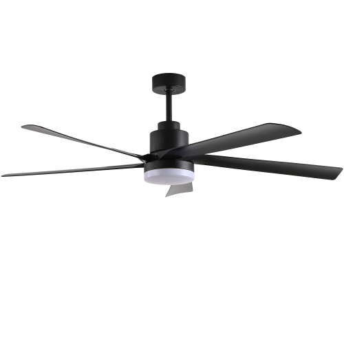 72" Walnut LED Ceiling Fan Light with 8 Wooden Blades, Remote Control, Adjustable Color Temperature for Living Room, Bedroom, or Dining Room (Silent/6-Speed/Reversible/DC Motor)、、eastwooduniform