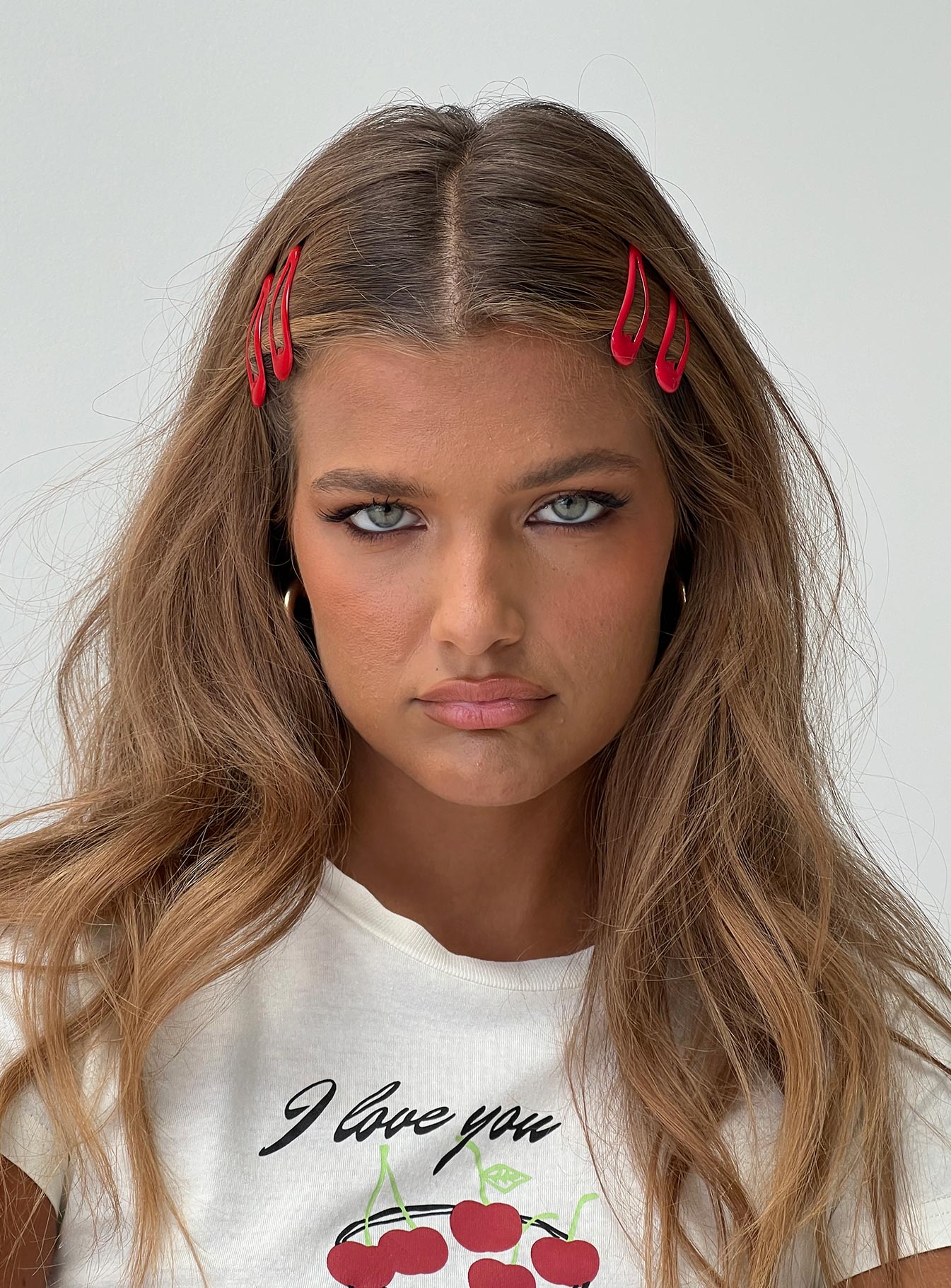 Felipe Hair Clip Pack Red、mySite、solidvoid