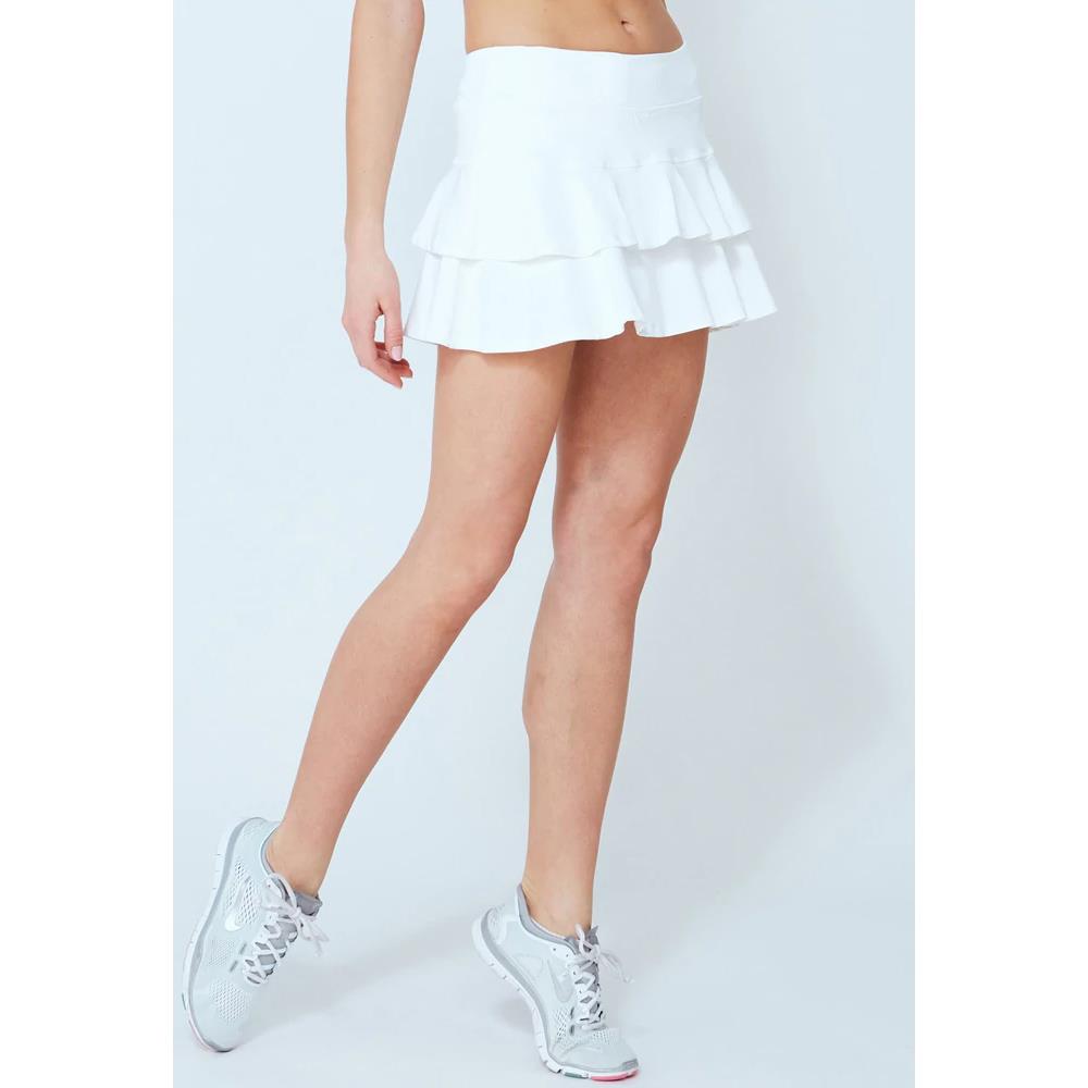 Lija Women's Match Skort - White、mySite、neckold
