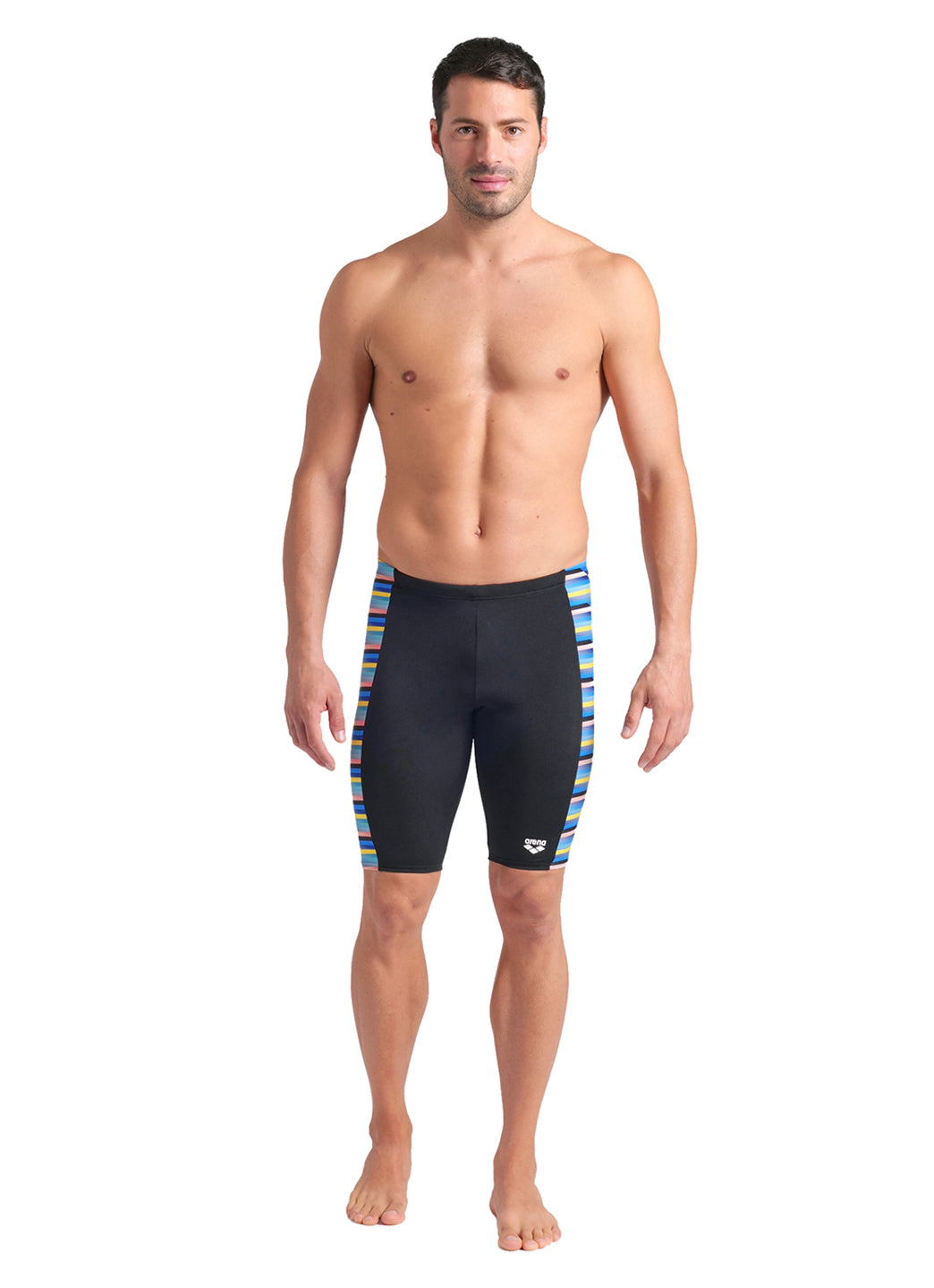 Arena Men's Racing Stripe Jammer Swimsuit、mySite、noshort