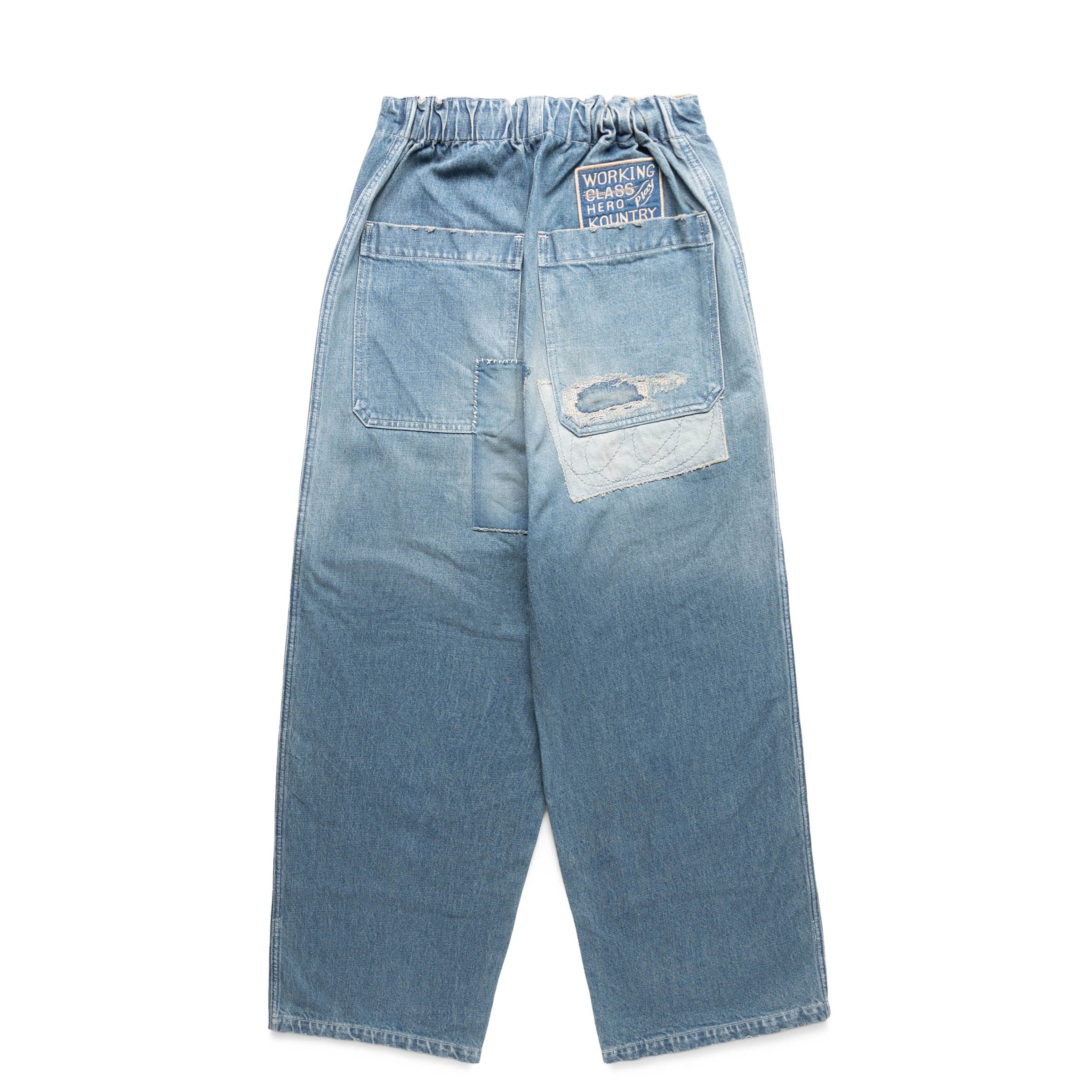 14OZ DENIM W-KNEE EASY BAGGY PANTS (DIXIE LUMBER REMAKE)、mySite、zt4zffjzw