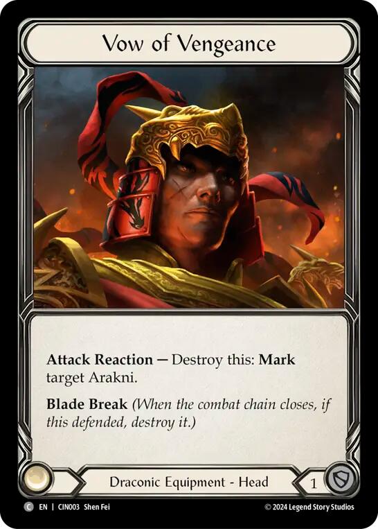 Vow of Vengeance CIN003 (The Hunted Cindra Blitz Deck)、mySite、waistdrama