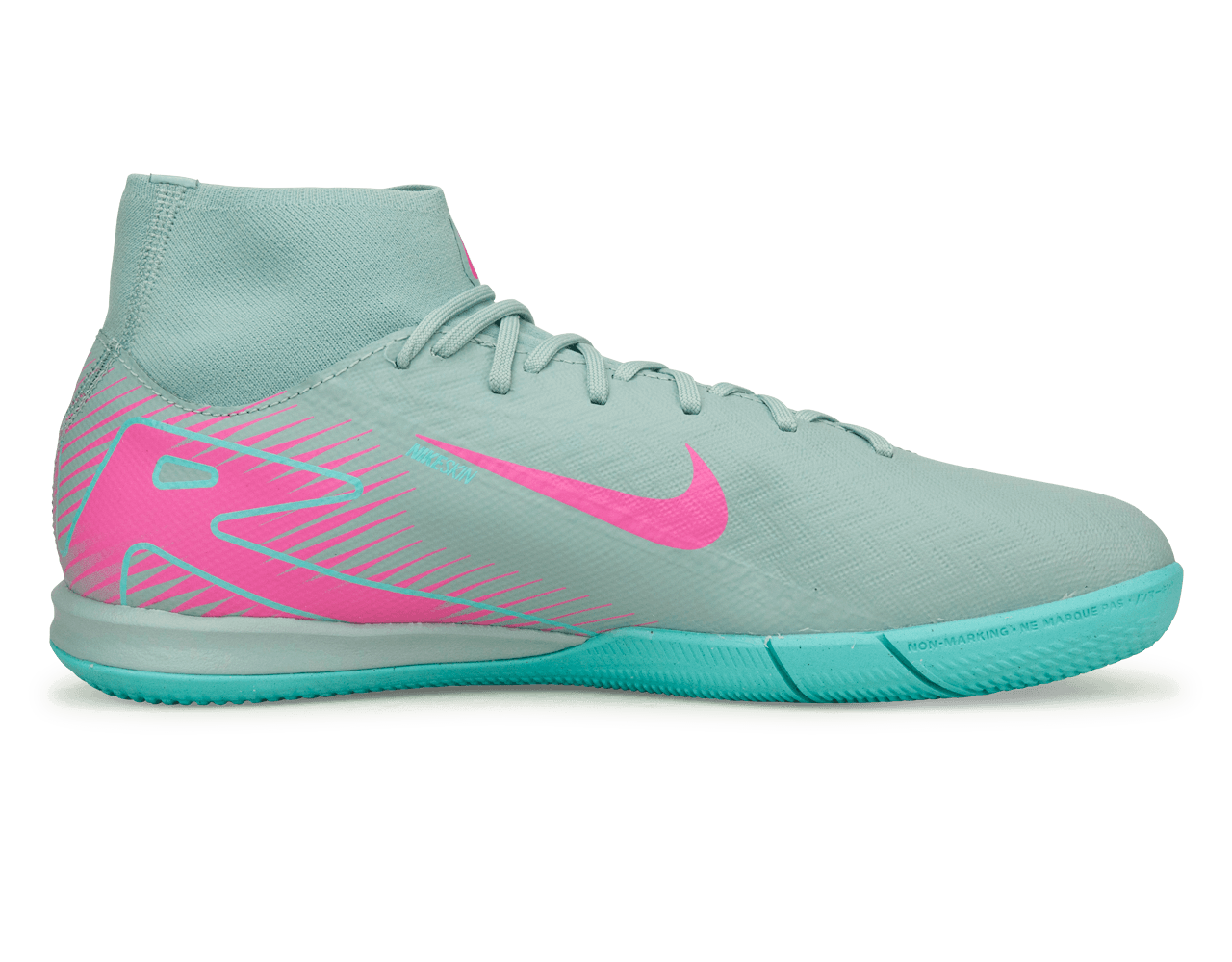 Nike Men's Zoom Mercurial Supefly 10 Academy IC Ocean Cube/Pink Blast、mySite、noshort