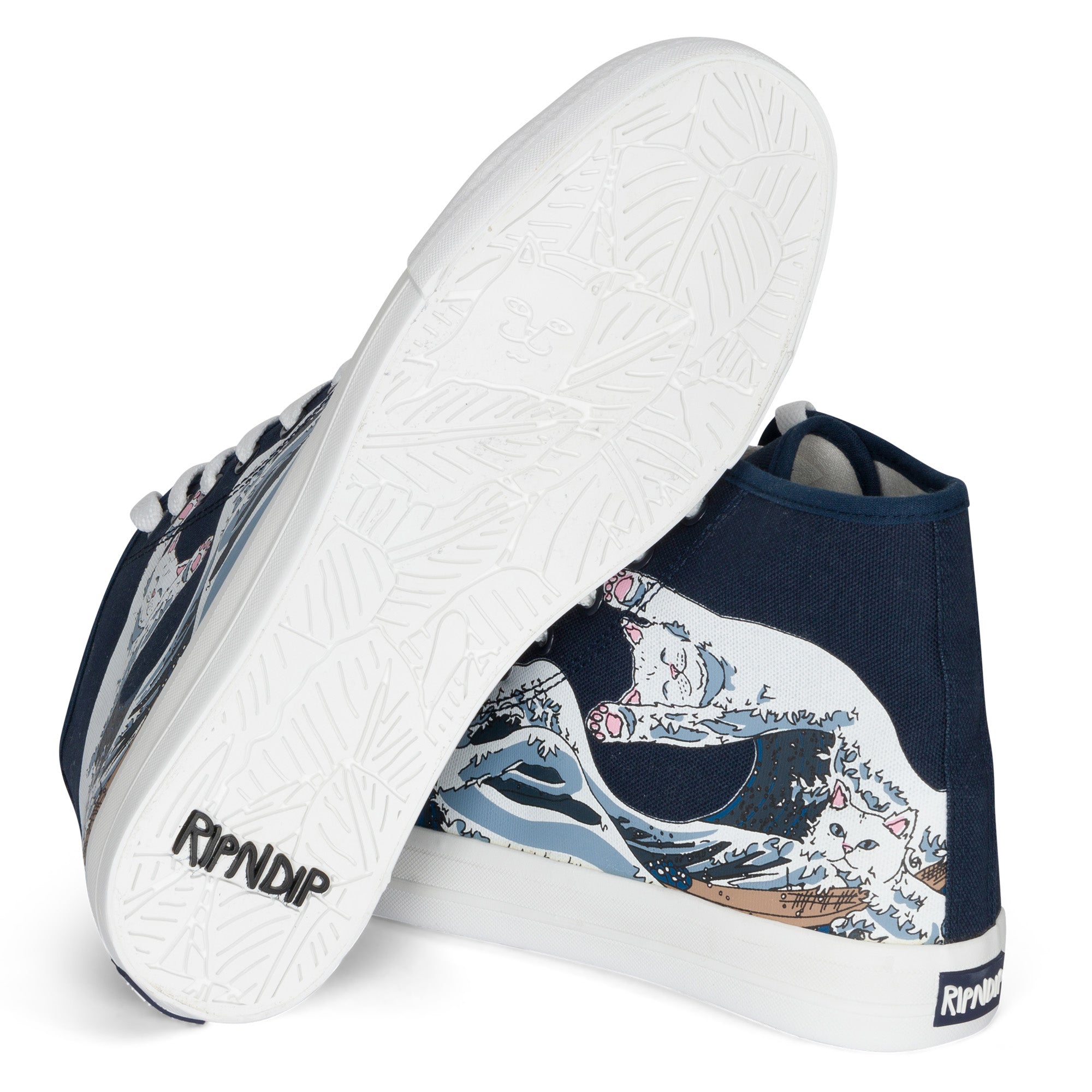  Great Wave High-Top Shoes (Blue)、mySite、merchandisen