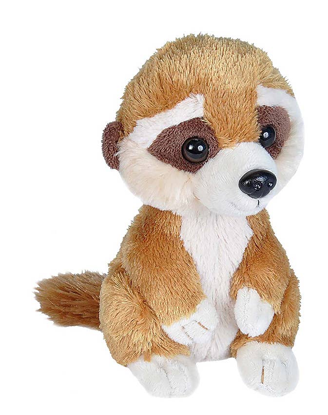 Hug'Ems-Mini Meerkat Realistic Stuffed Animal、mySite、g9winljtr