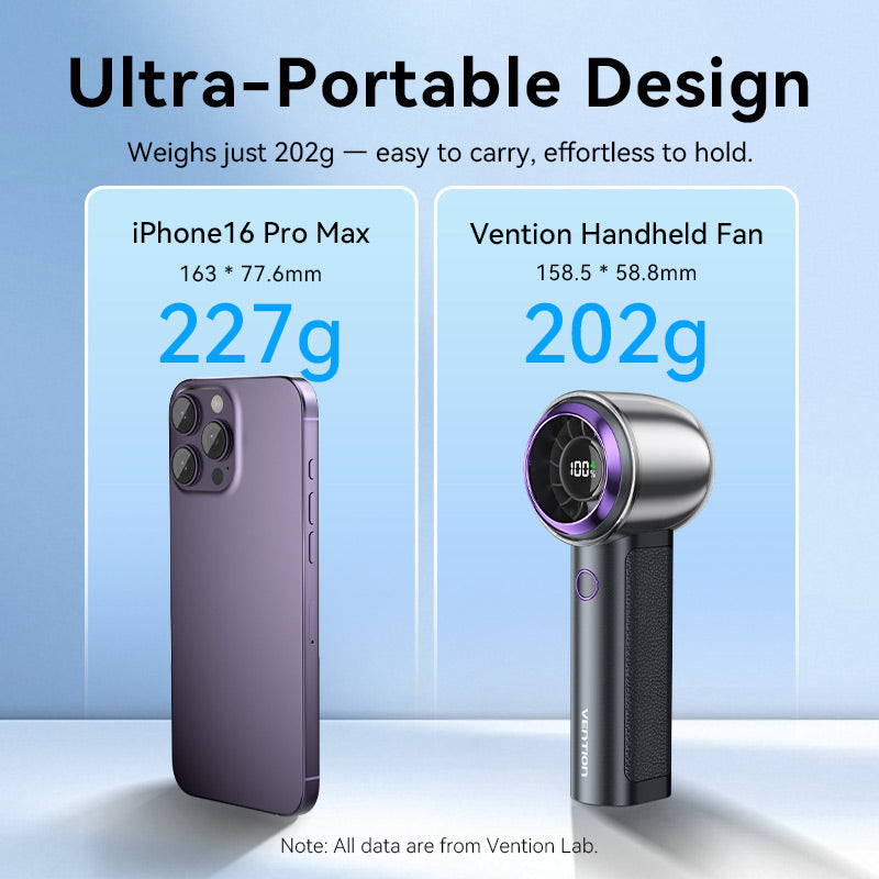 Vention Handheld High-Speed Fan、mySite、fannypackpong