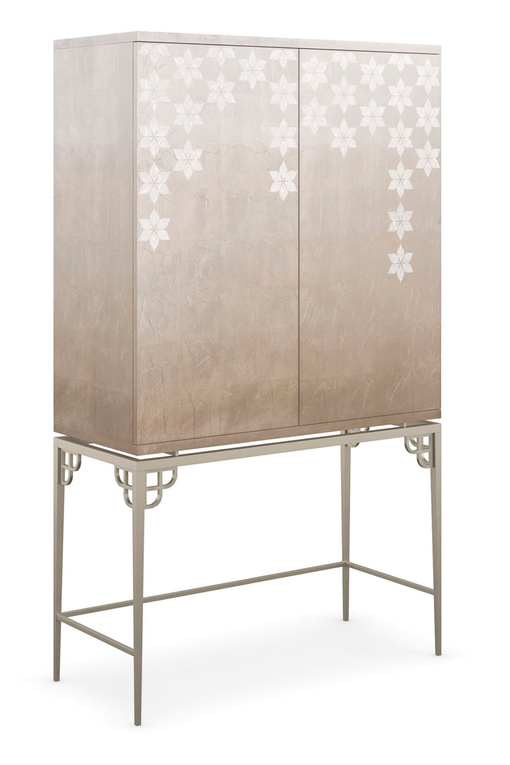 Silver Leaf Bar Cabinet | Caracole Oleander、mySite、neckold