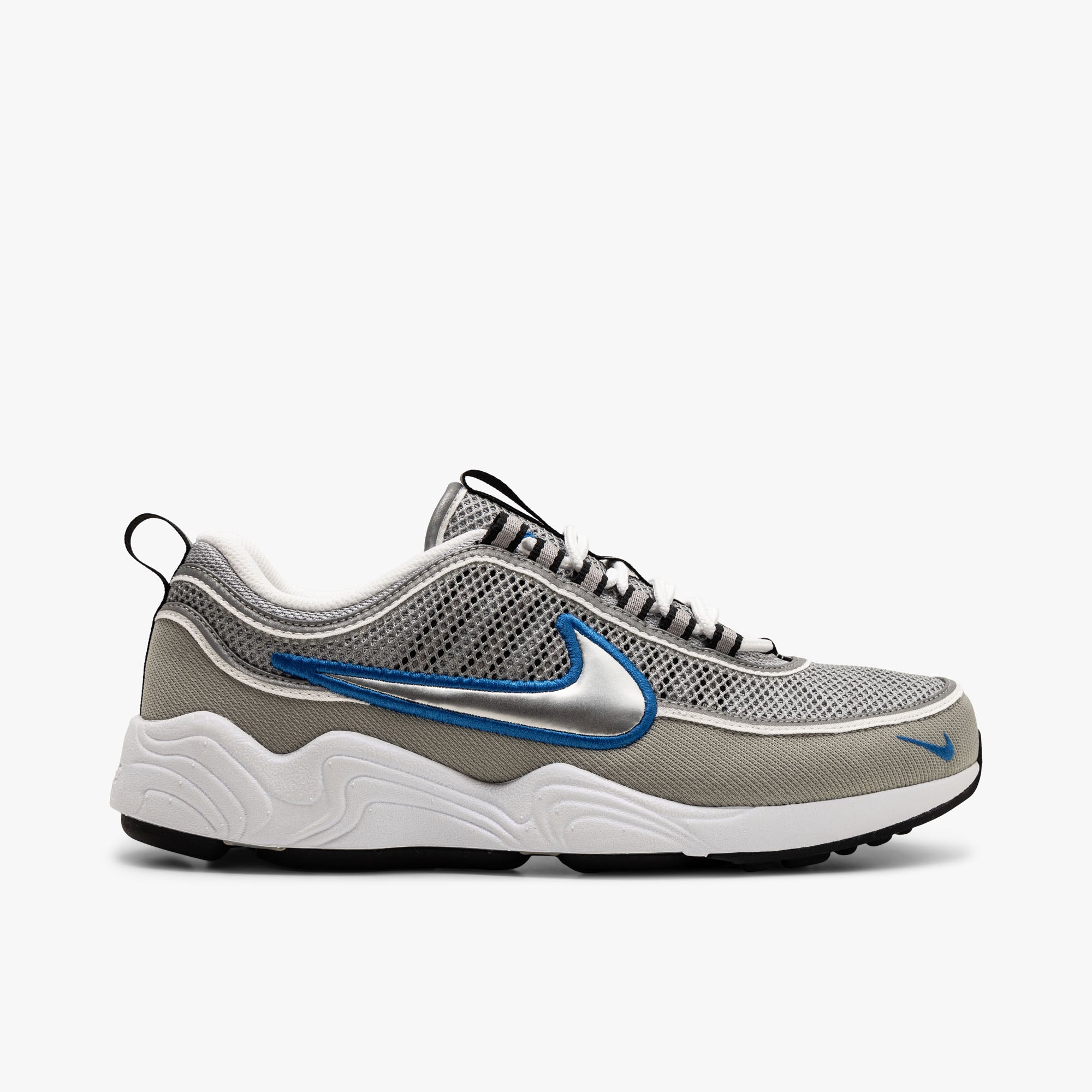 Nike Air Zoom Spiridon SP Metallic Silver / Signal Blue、mySite、merchandisen