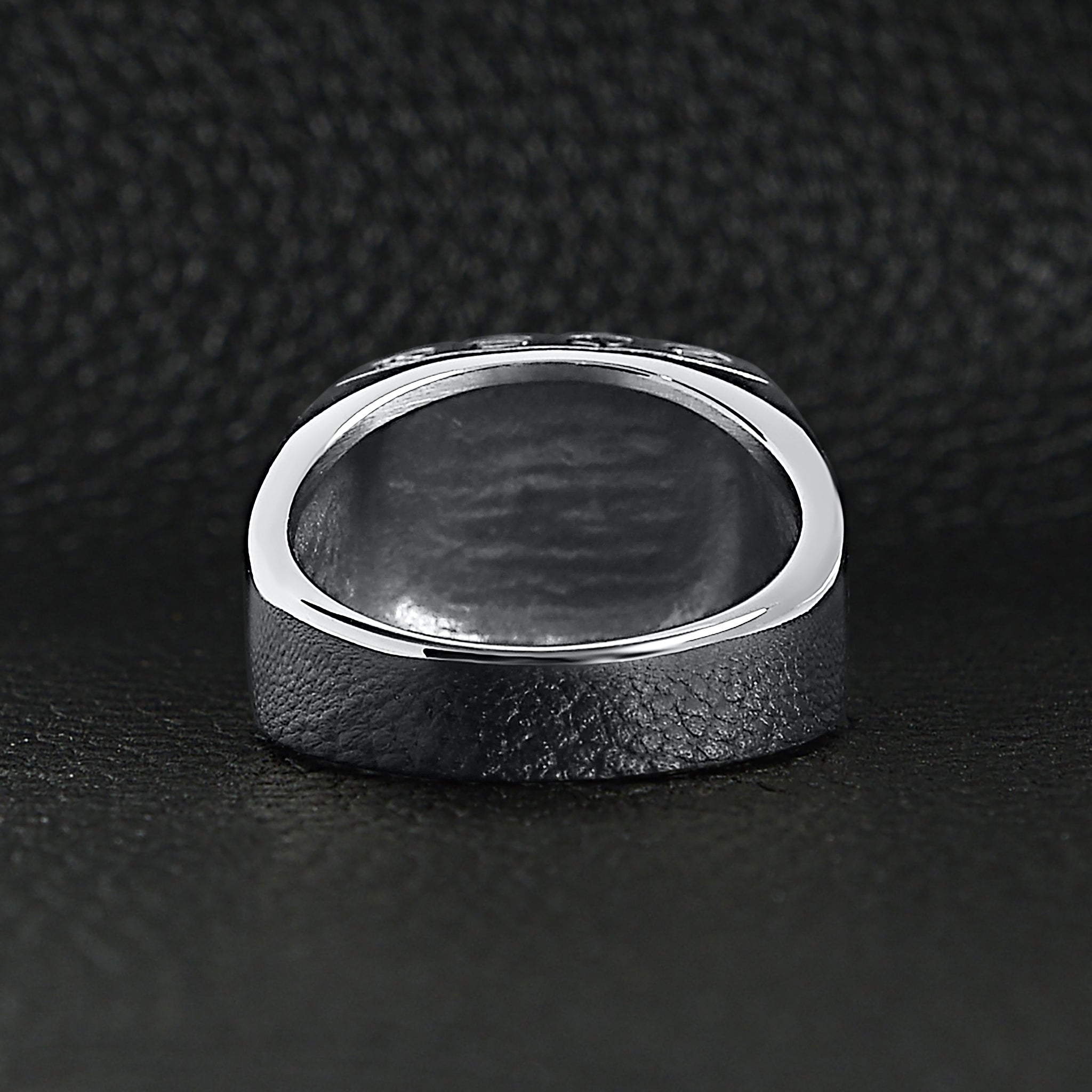 Stainless Steel FTW Middle Finger Signet Ring / SCR4098、mySite、dreamappss