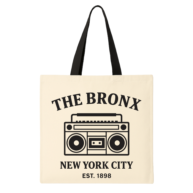 The Five Boroughs NEW YORK CITY Minimalist Totes | 100% Recycled Cotton、mySite、vikingsvslions