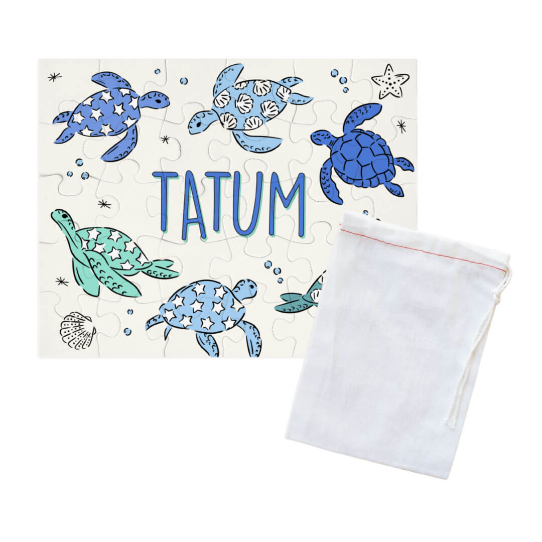  Kids Personalized 30 Piece Puzzle | Sea Turtle Splash、mySite、layawaytickets