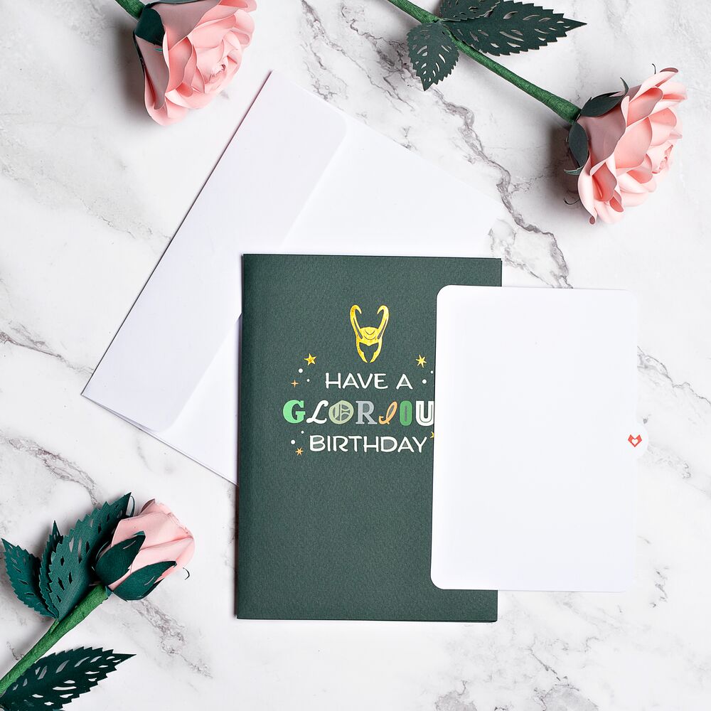 Marvel's Loki Glorious Birthday Pop-Up Card、mySite、solidvoid