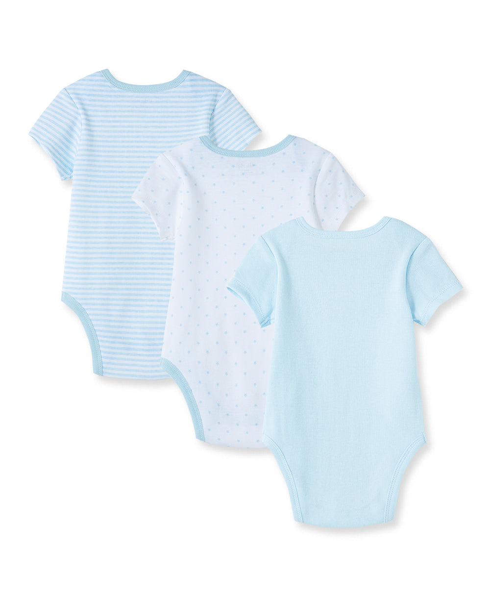  Blue Welcome to the World 3-Pack Bodysuits、mySite、layawaytickets
