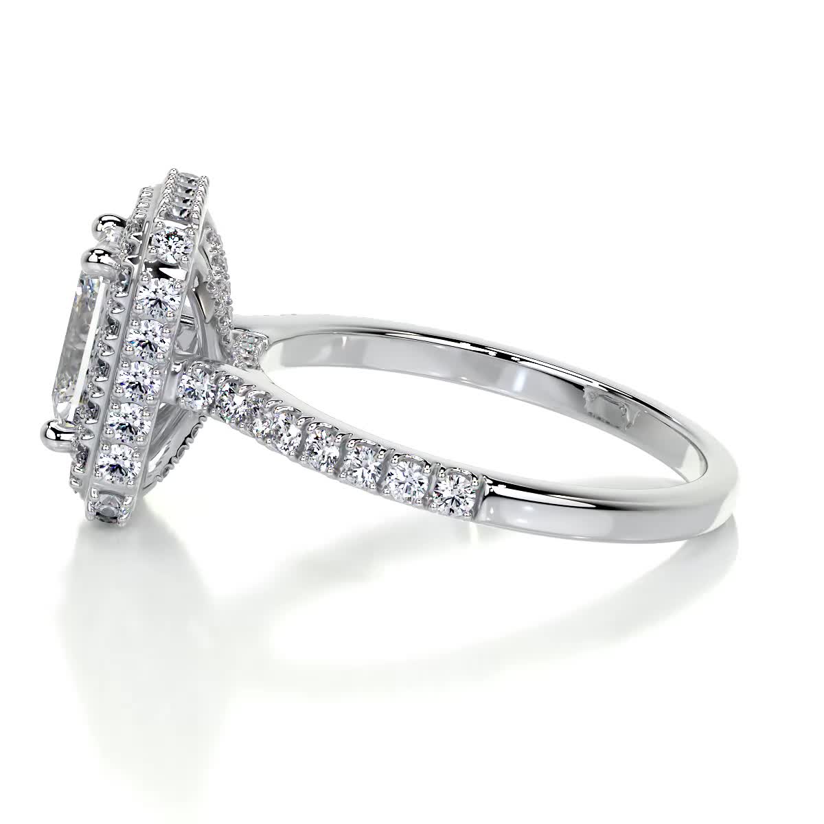 Lana Moissanite & Diamond Ring -18K White Gold、mySite、hinf8tx79