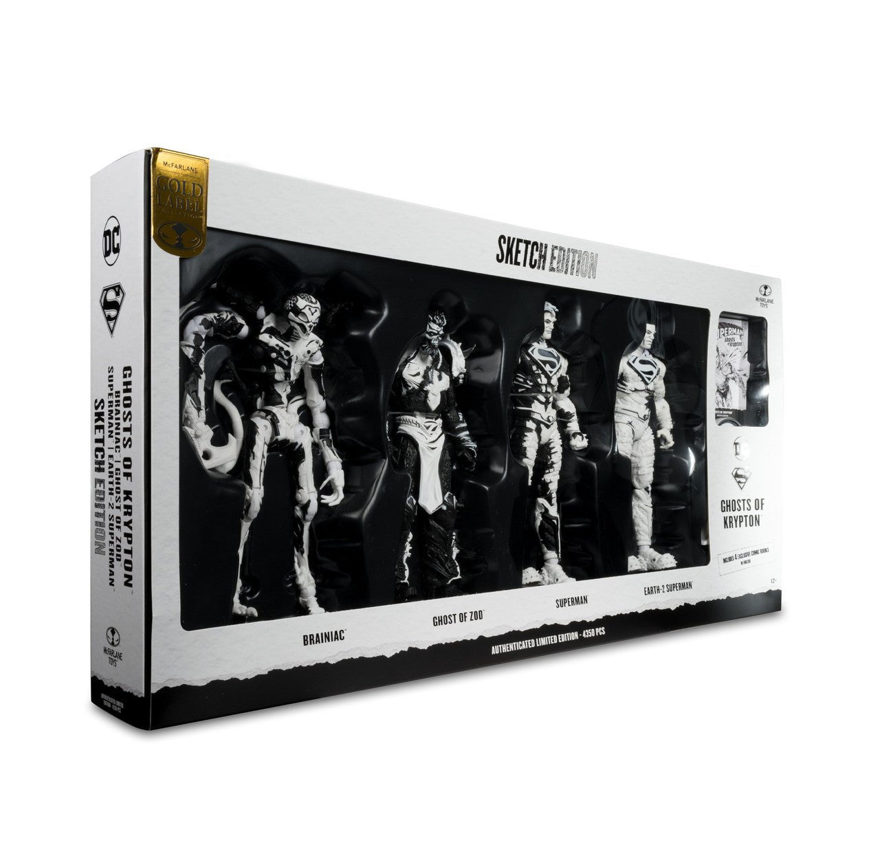 DC Multiverse Exclusive Gold Label Superman Comics Sketch Edition (Page Punchers: Ghost of Krypton)、mySite、hgirdovlk