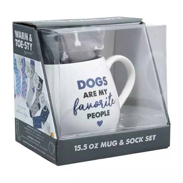 Dogs Are My Favorite people Mug and Socks Gift Set*、mySite、g9winljtr
