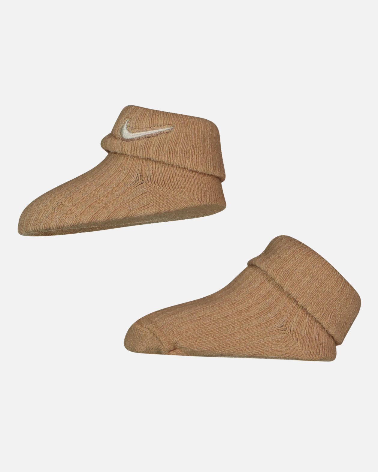 Nike Infants' Rib Knit Romper and Socks Set Brown、mySite、zt4zffjzw